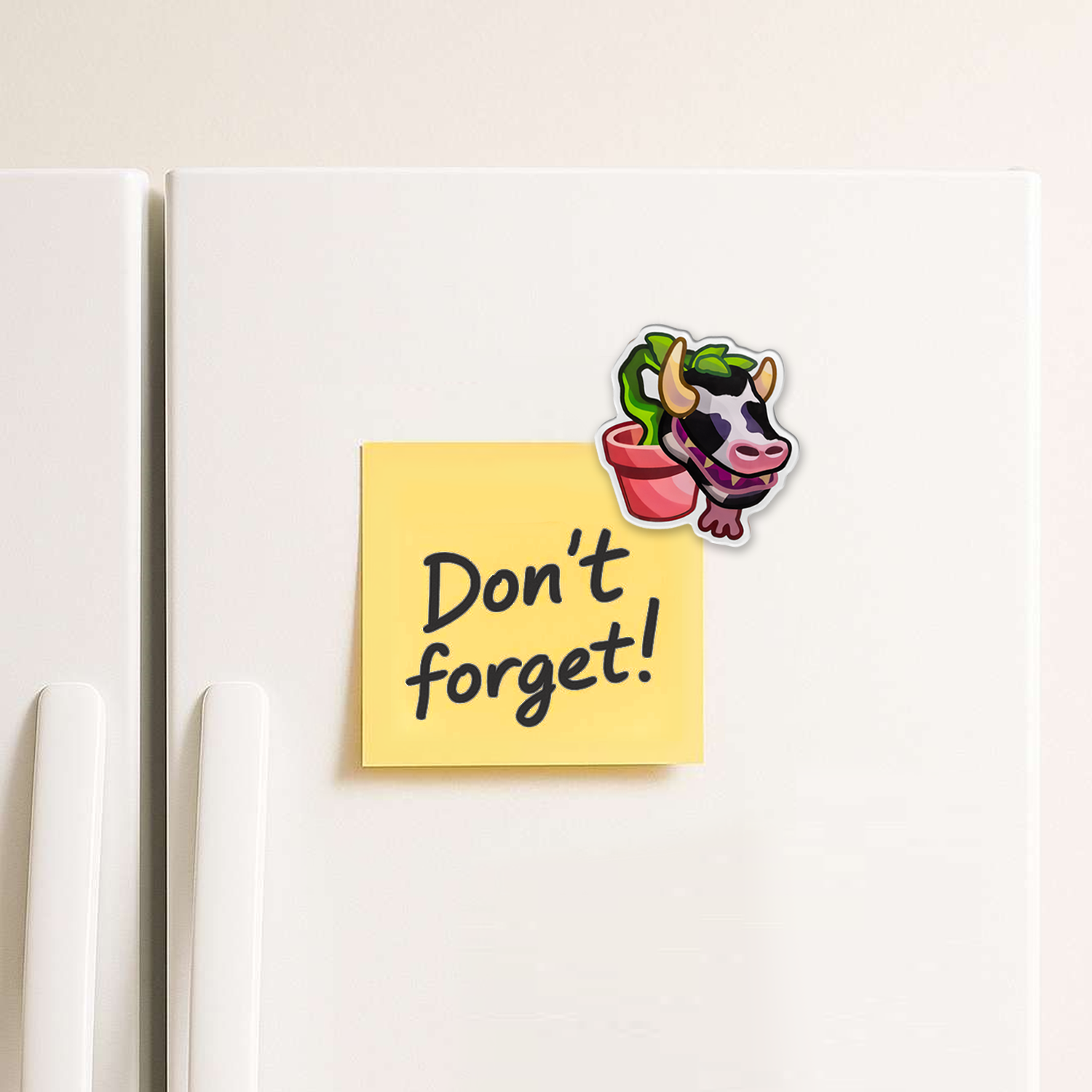 Fridge Magnet: Cowplant