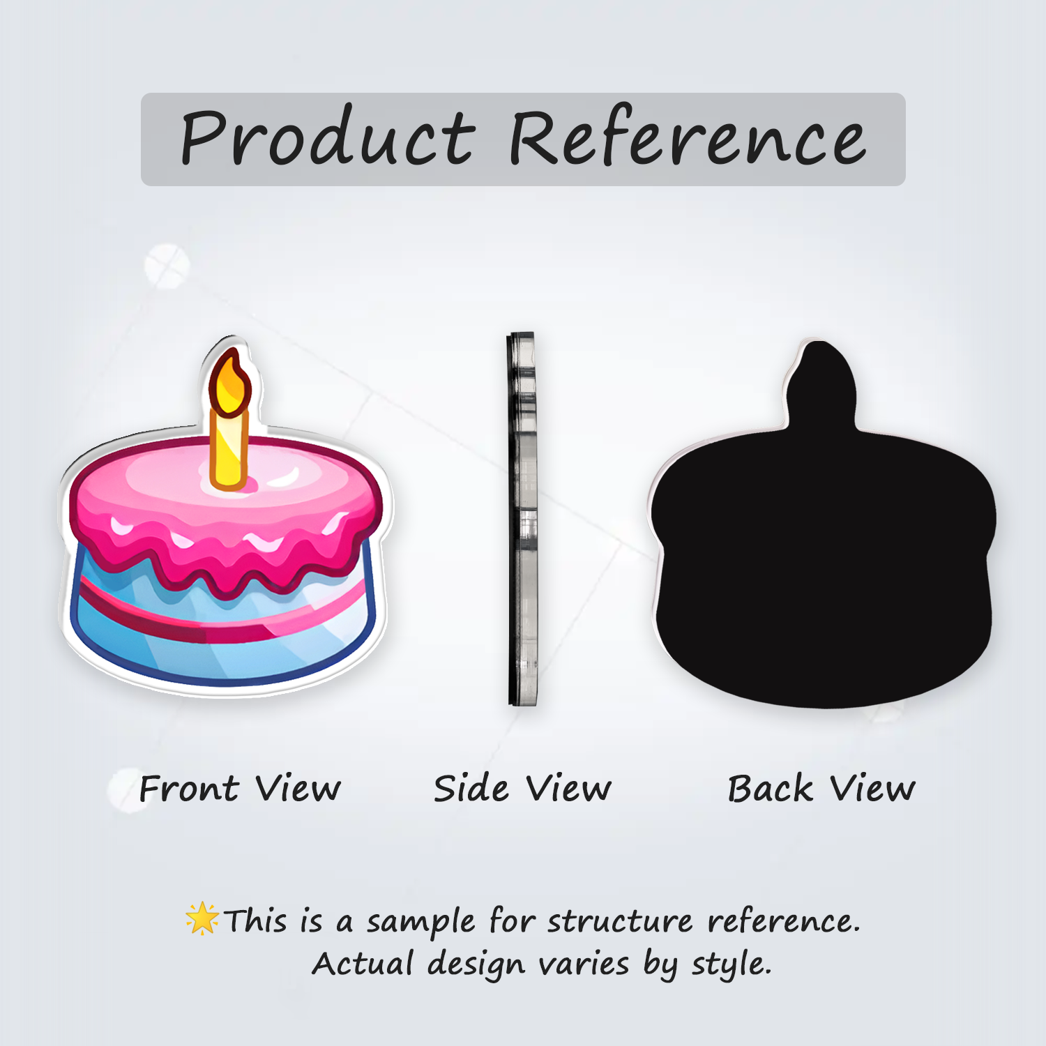 Fridge Magnet: Cake