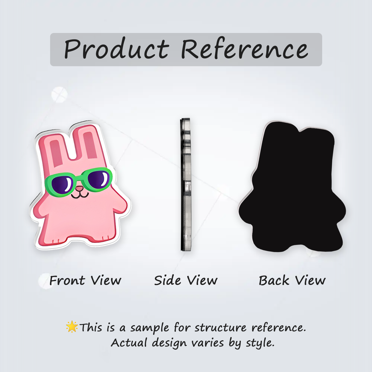 Fridge Magnet: Freezer Bunny
