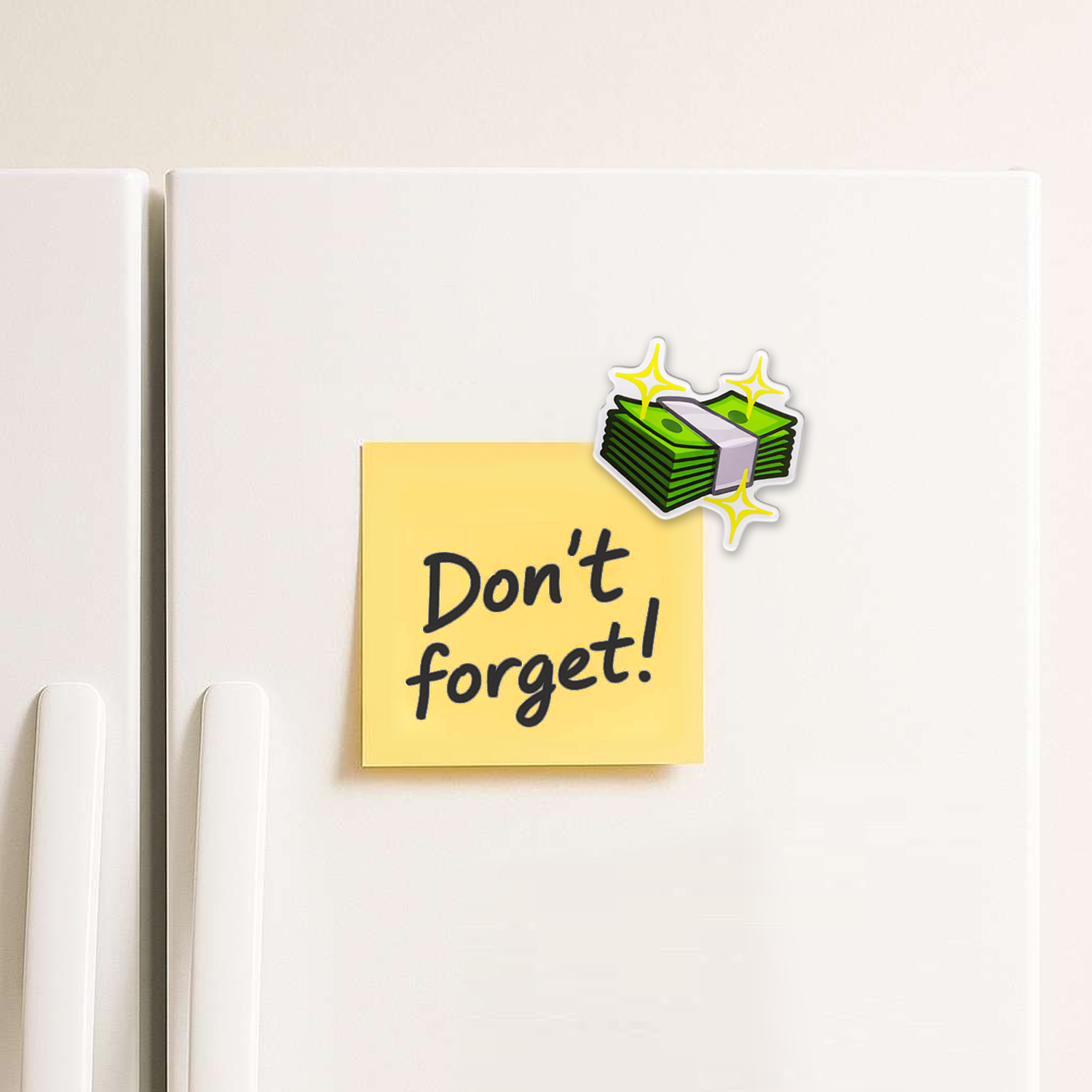 Fridge Magnet: Materialistic