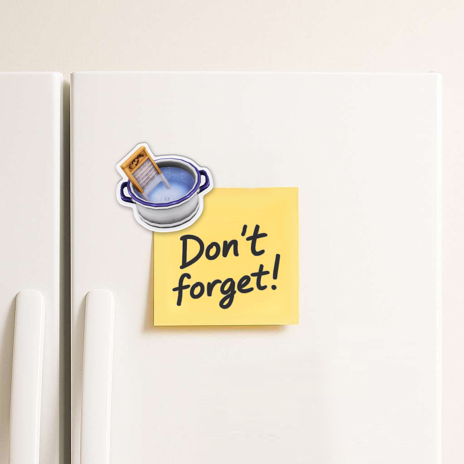 Fridge Magnet: Wash Tub