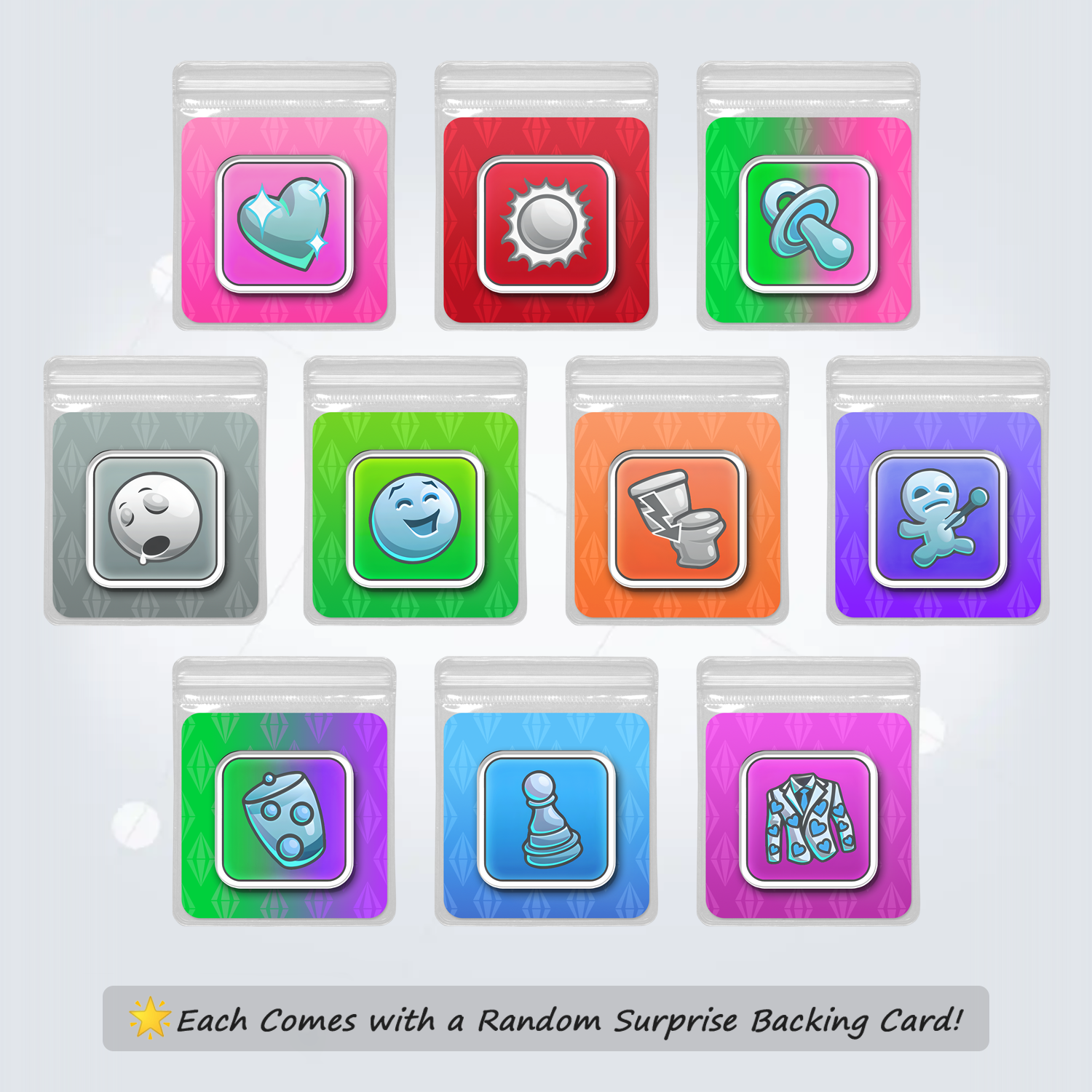 Fridge Magnet Set (Pick 10 – Please leave a note with your choices)