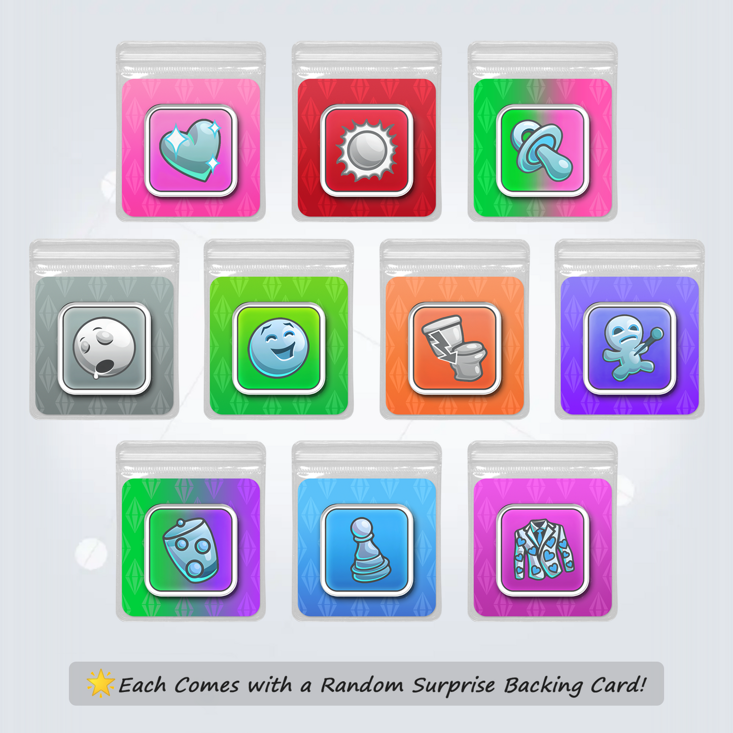 Fridge Magnet Set (Pick 10 – Please leave a note with your choices)