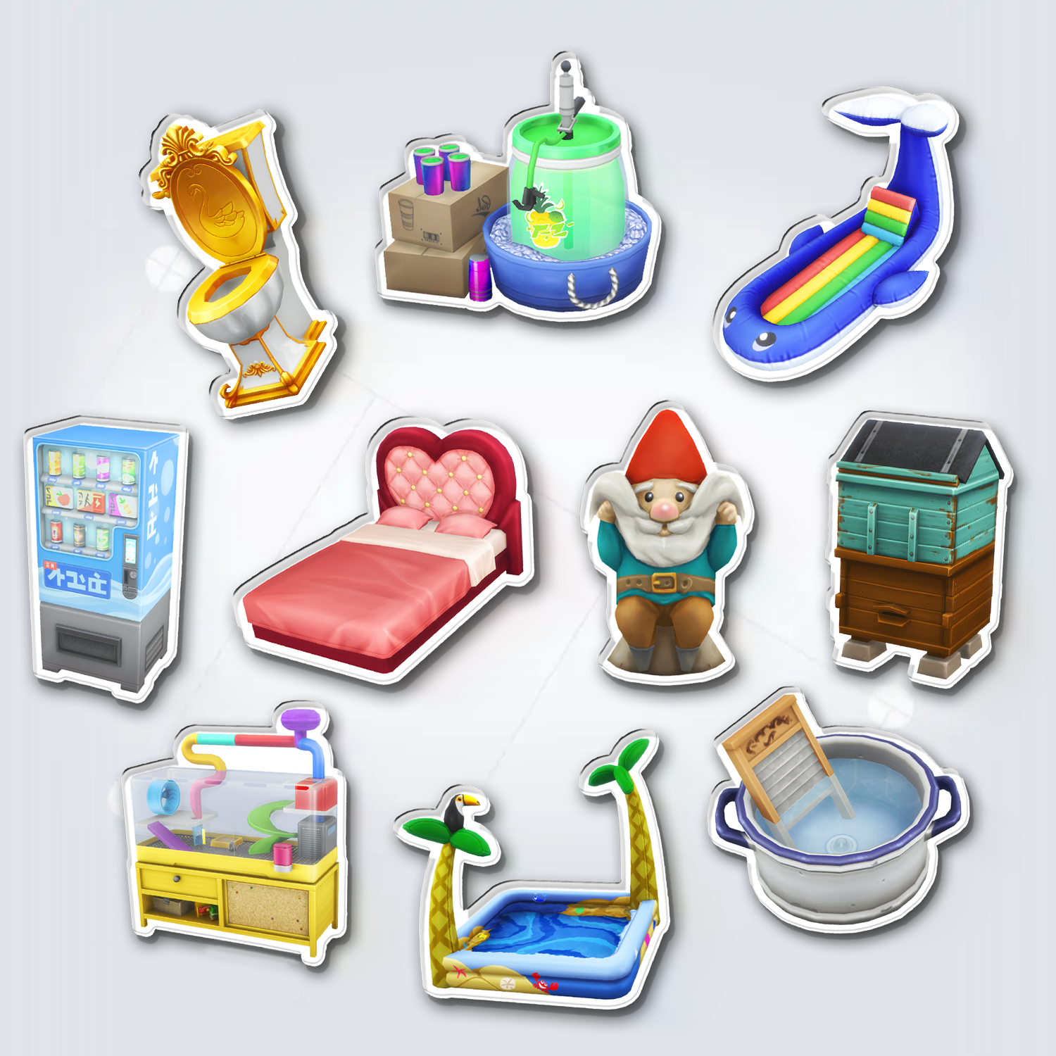 Fridge Magnet Set (Pick 10 – Please leave a note with your choices)