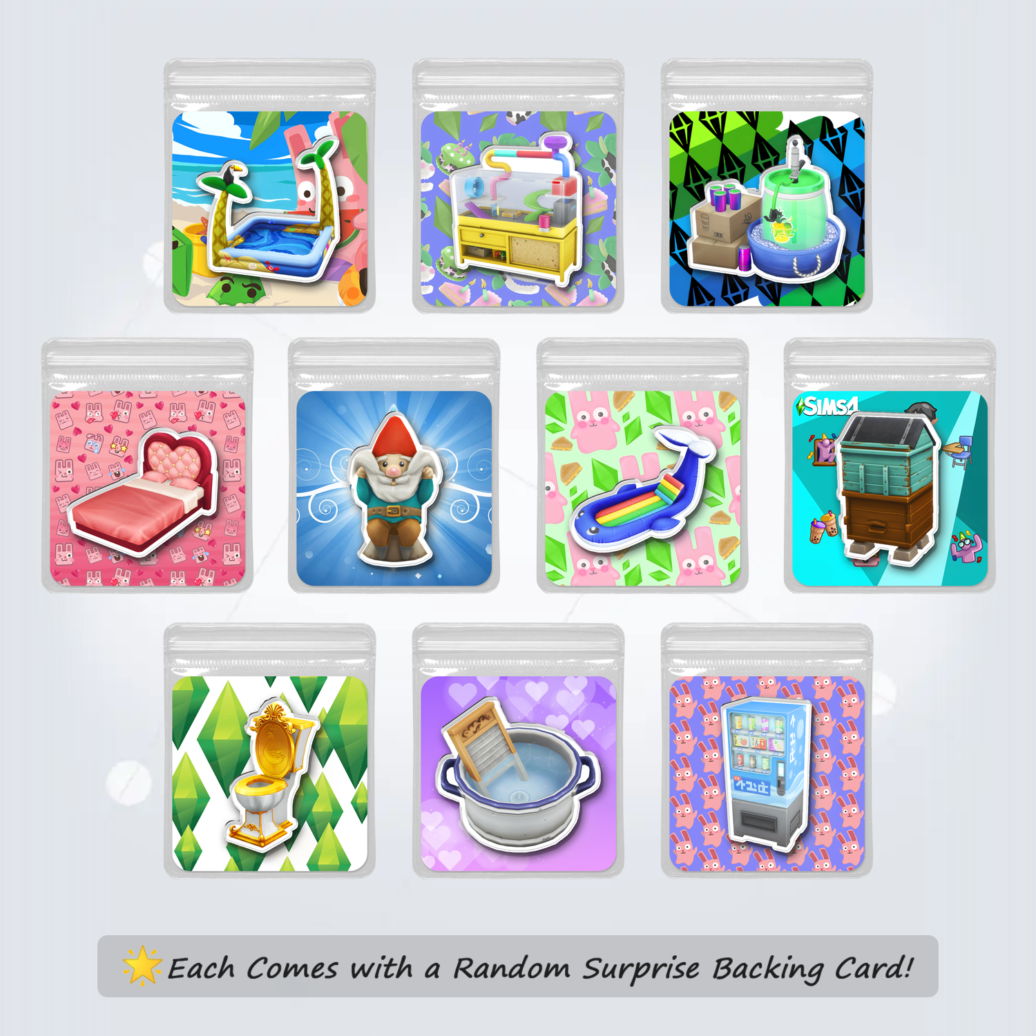 Fridge Magnet Set (Pick 10 – Please leave a note with your choices)