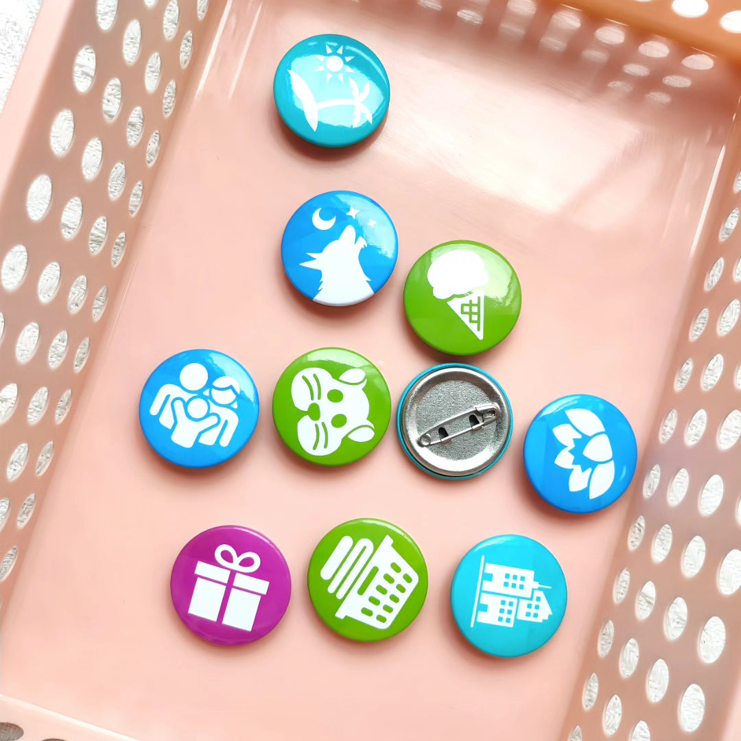 Mini Badge Set: Stuff Packs
