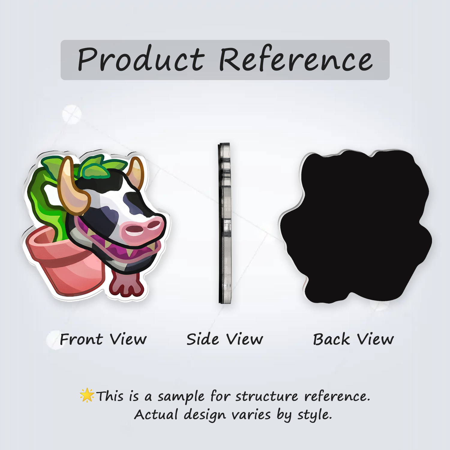 Fridge Magnet: Cowplant