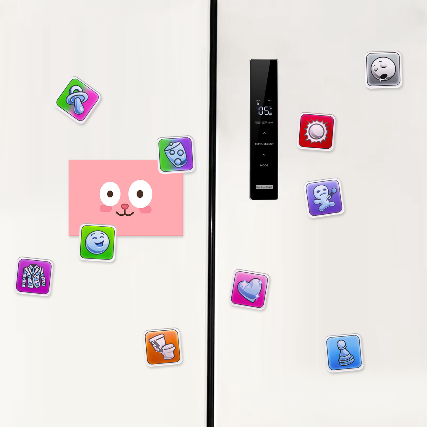 Fridge Magnet Buff Set (10-Pack)