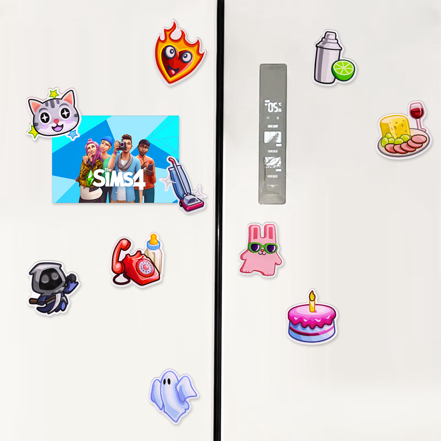 Fridge Magnet Icon Set 2 (10-Pack)