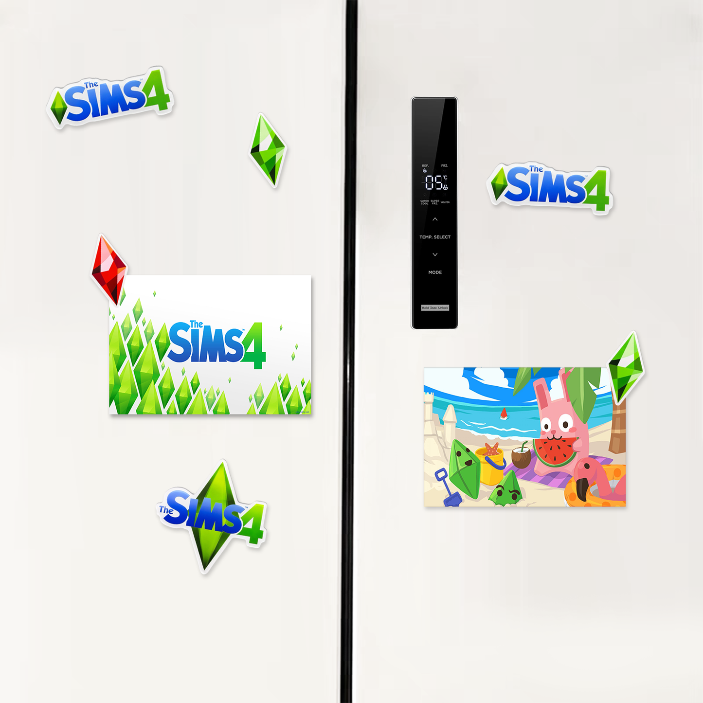 Fridge Magnet Plumbob Set (4-Pack)