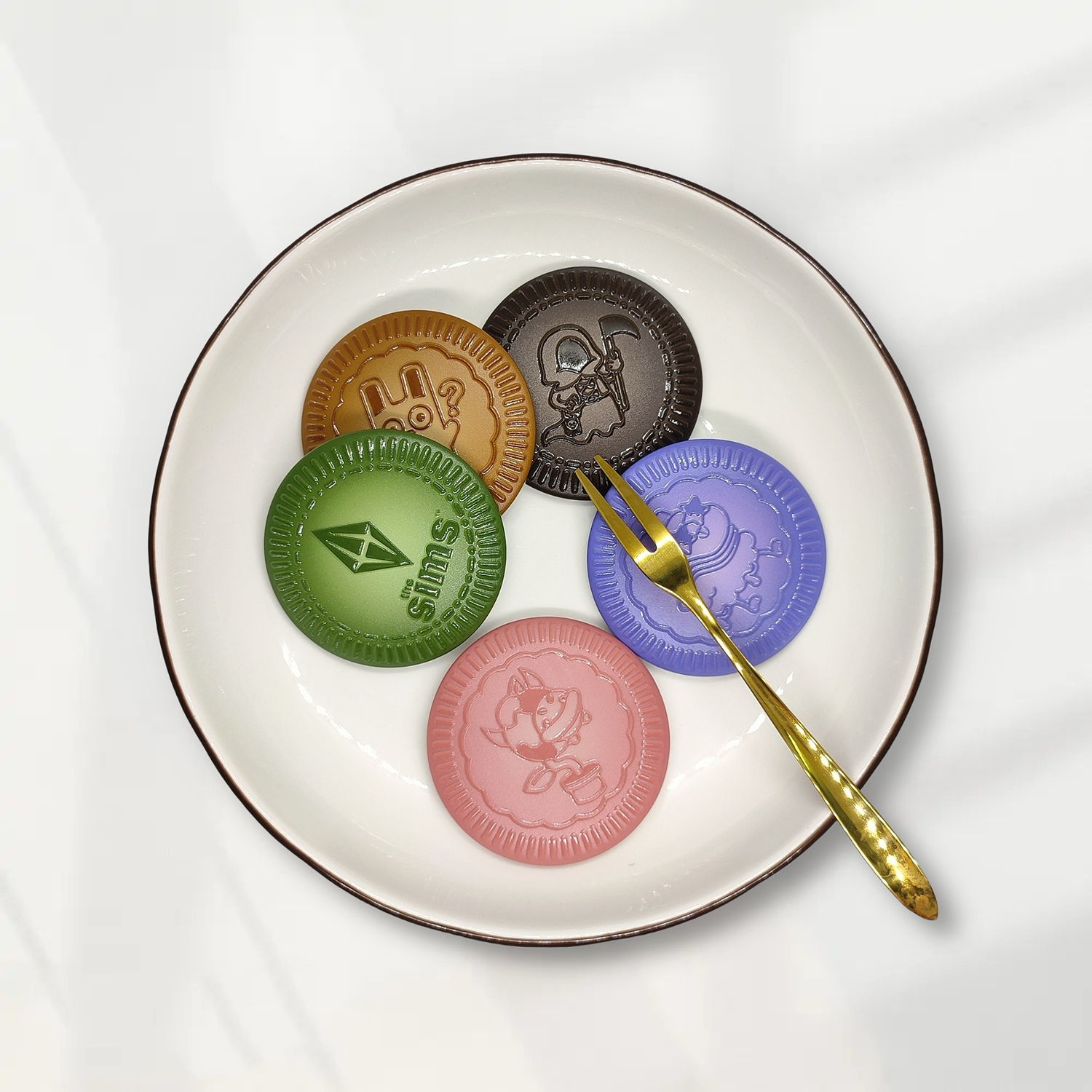 Embossed Badge Set (5-Pack)