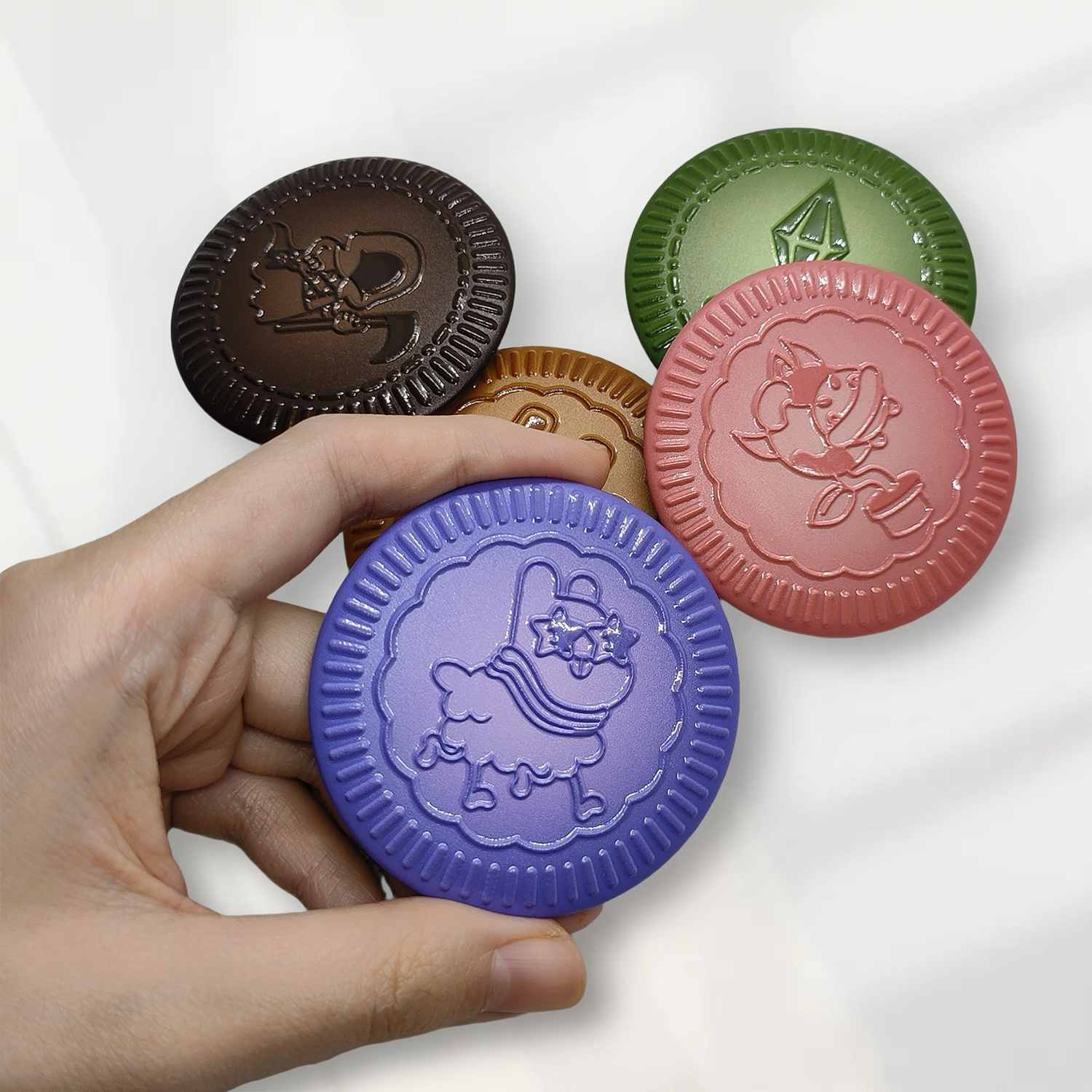 Embossed Badge Set (5-Pack)