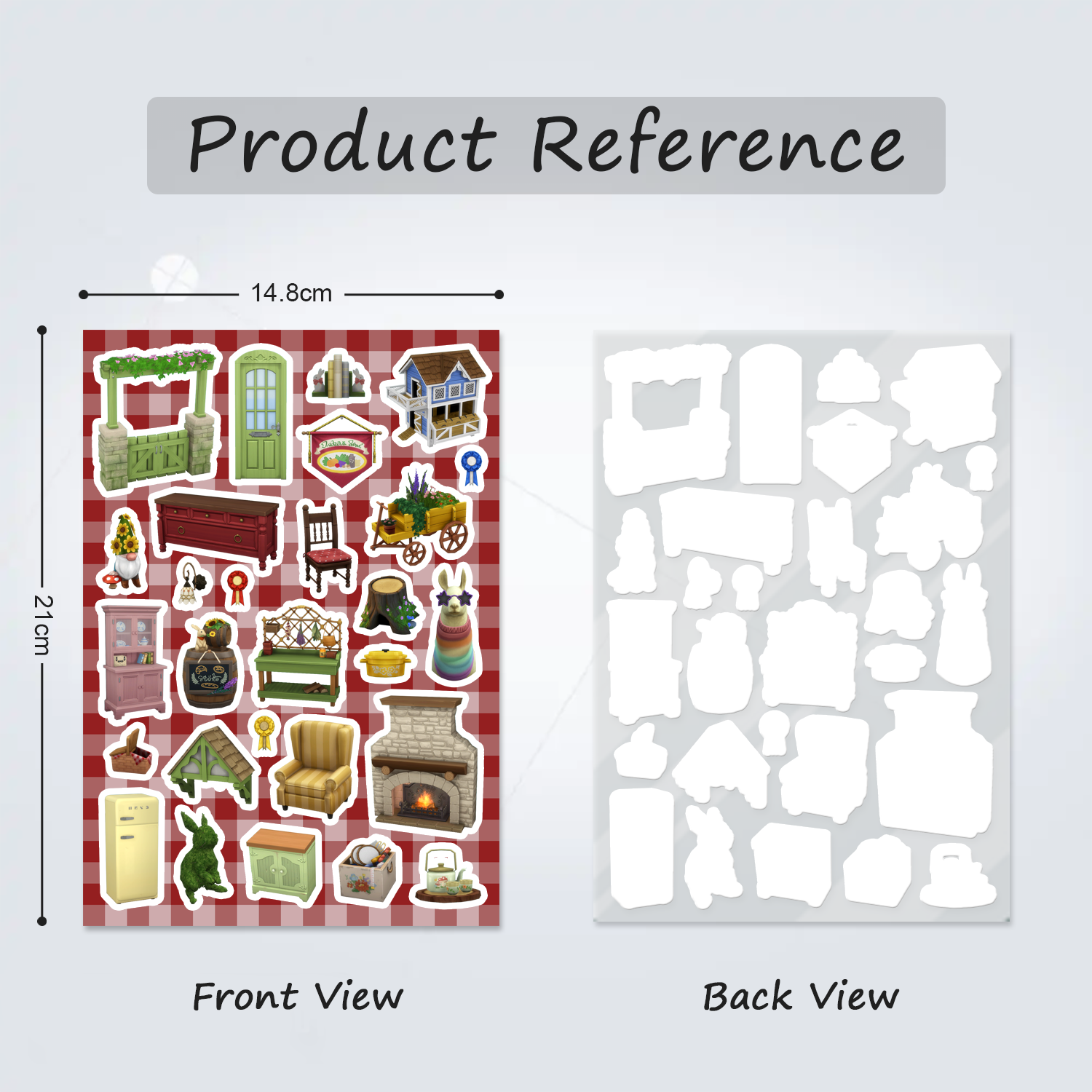 Sticker Sheet: Furnitures 2