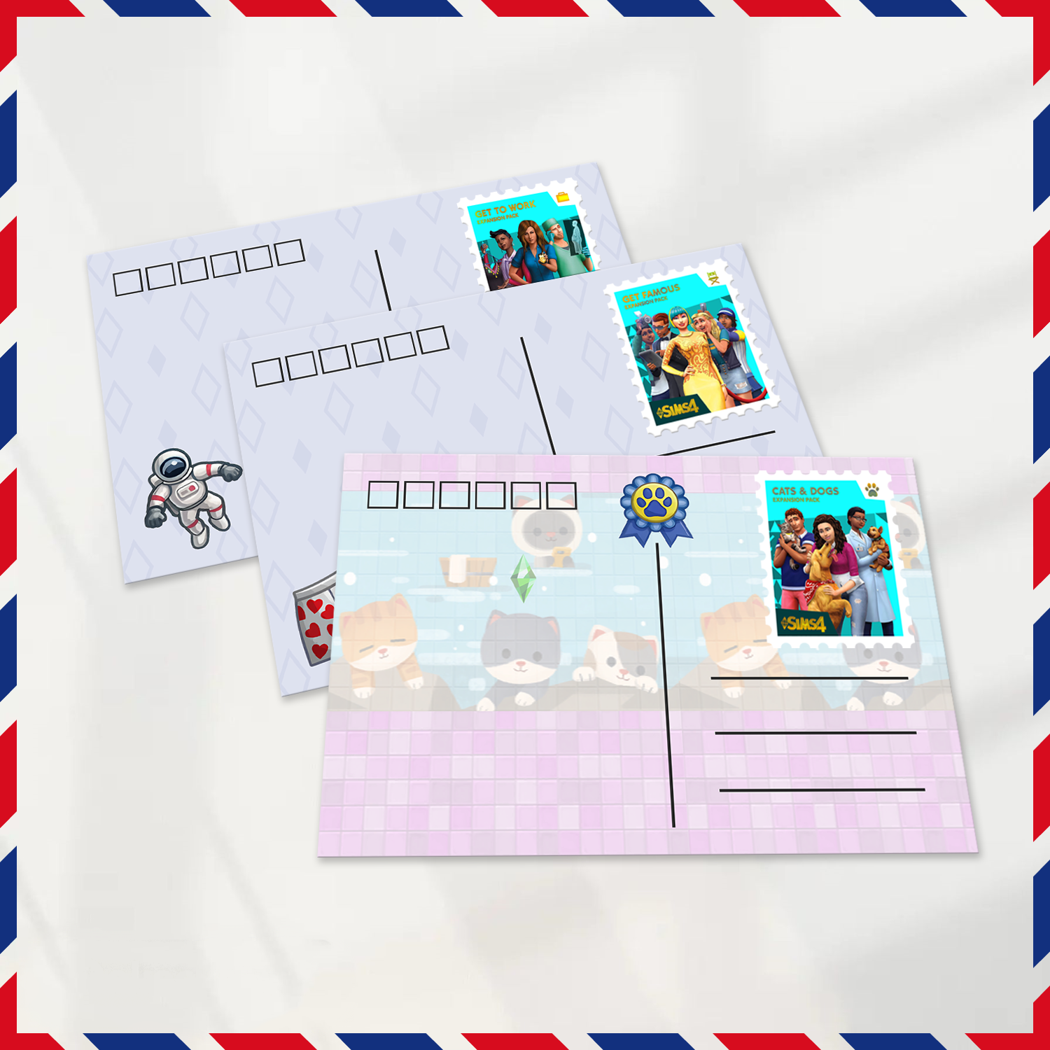 Stamp Stickers: Expansion Packs (19 Pcs)