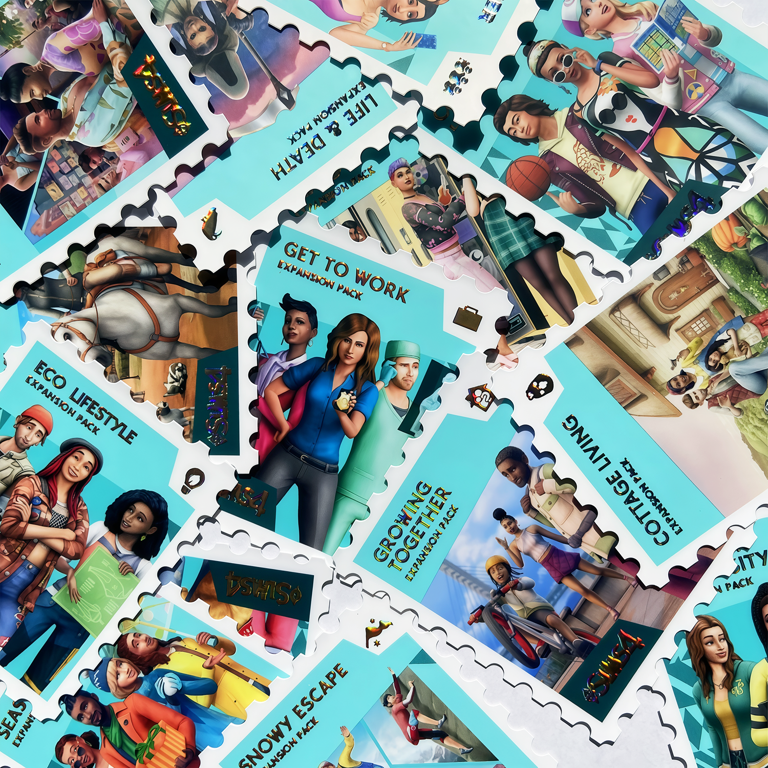 Stamp Stickers: Expansion Packs (19 Pcs)