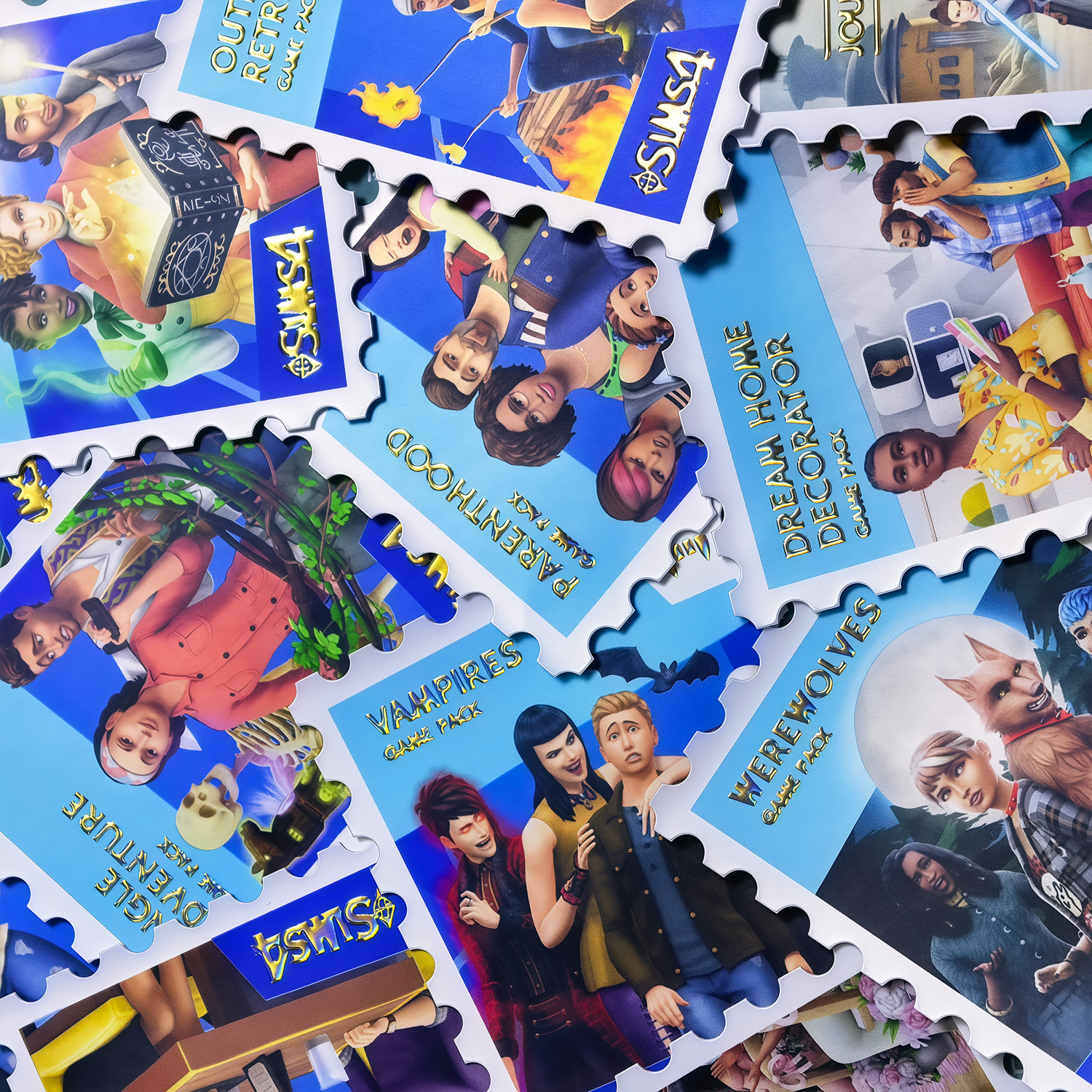 Stamp Stickers: Game Packs (12 Pcs)