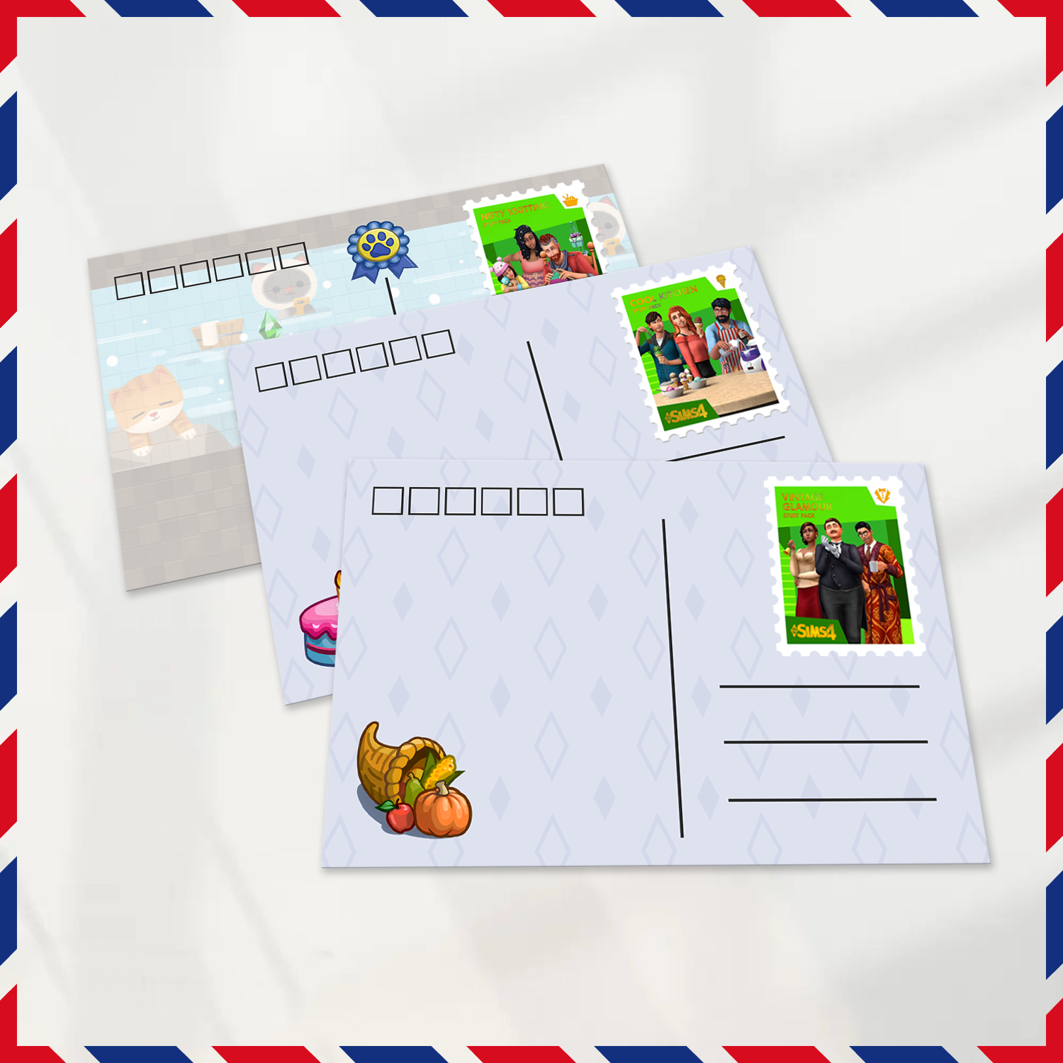 Stamp Stickers: Stuff Packs (14 Pcs)