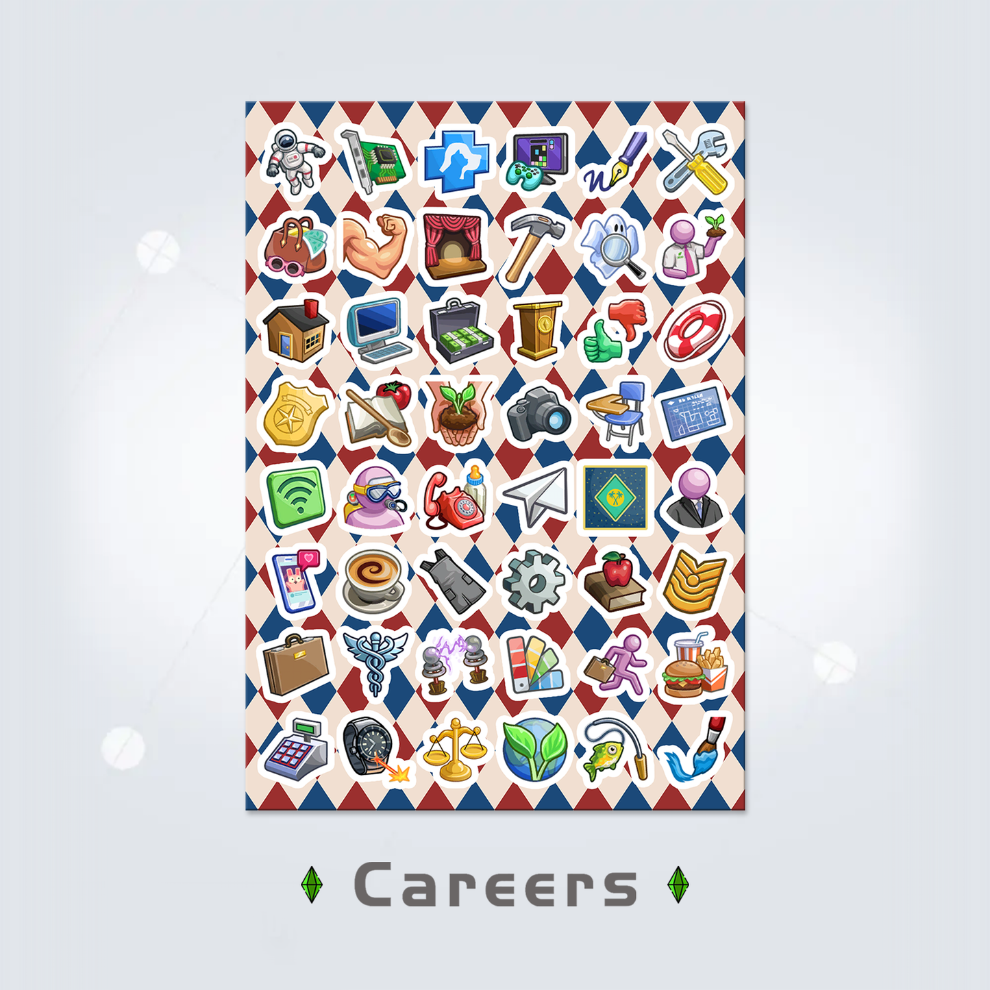 Sticker Sheet: Careers