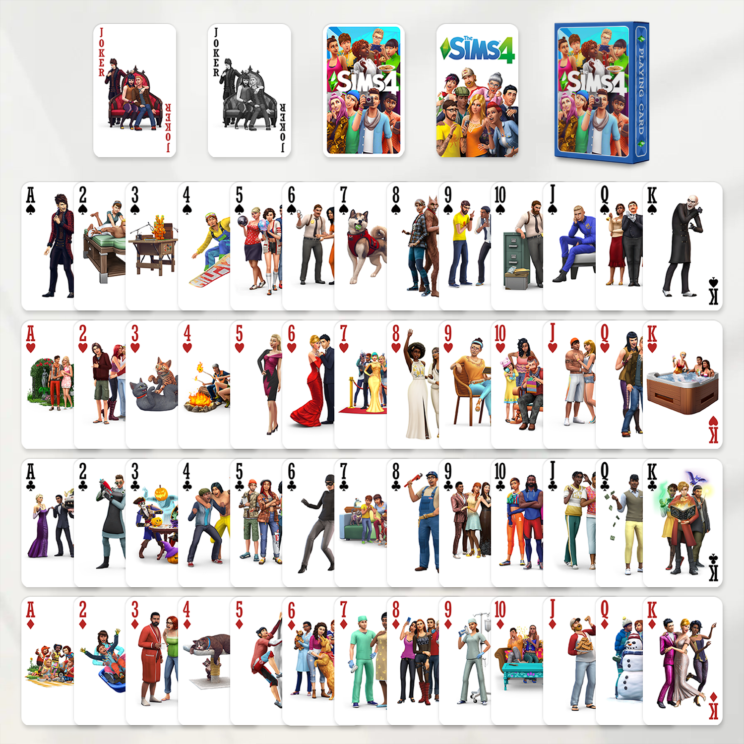 Playing Cards: NPC (54 Cards)