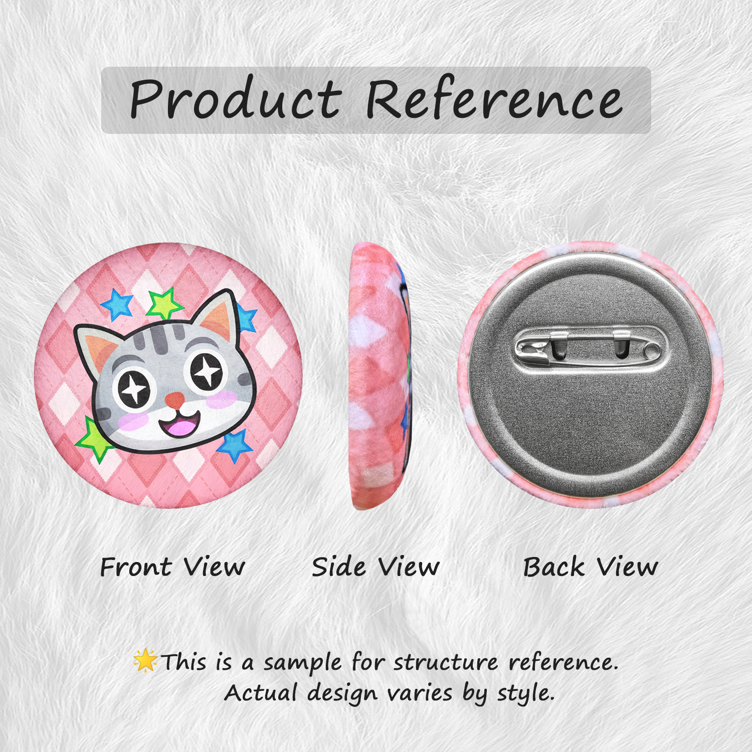 Plush Badge: Kitten