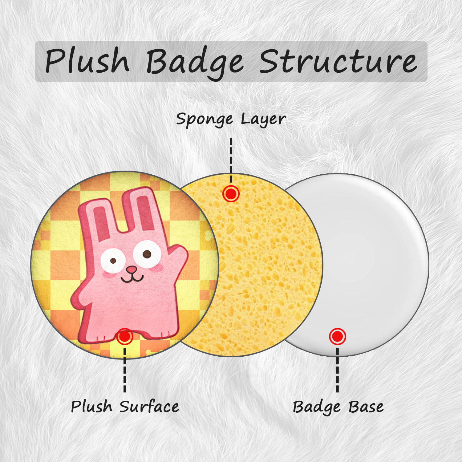 Plush Badge: Bunny