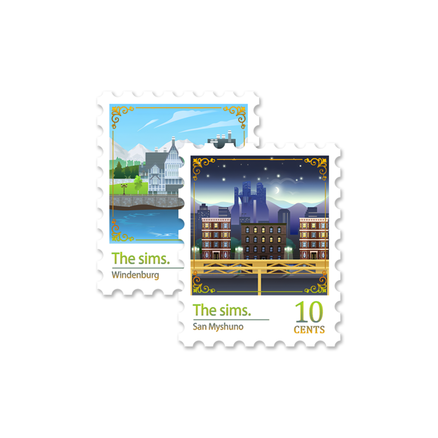 Stamp Stickers