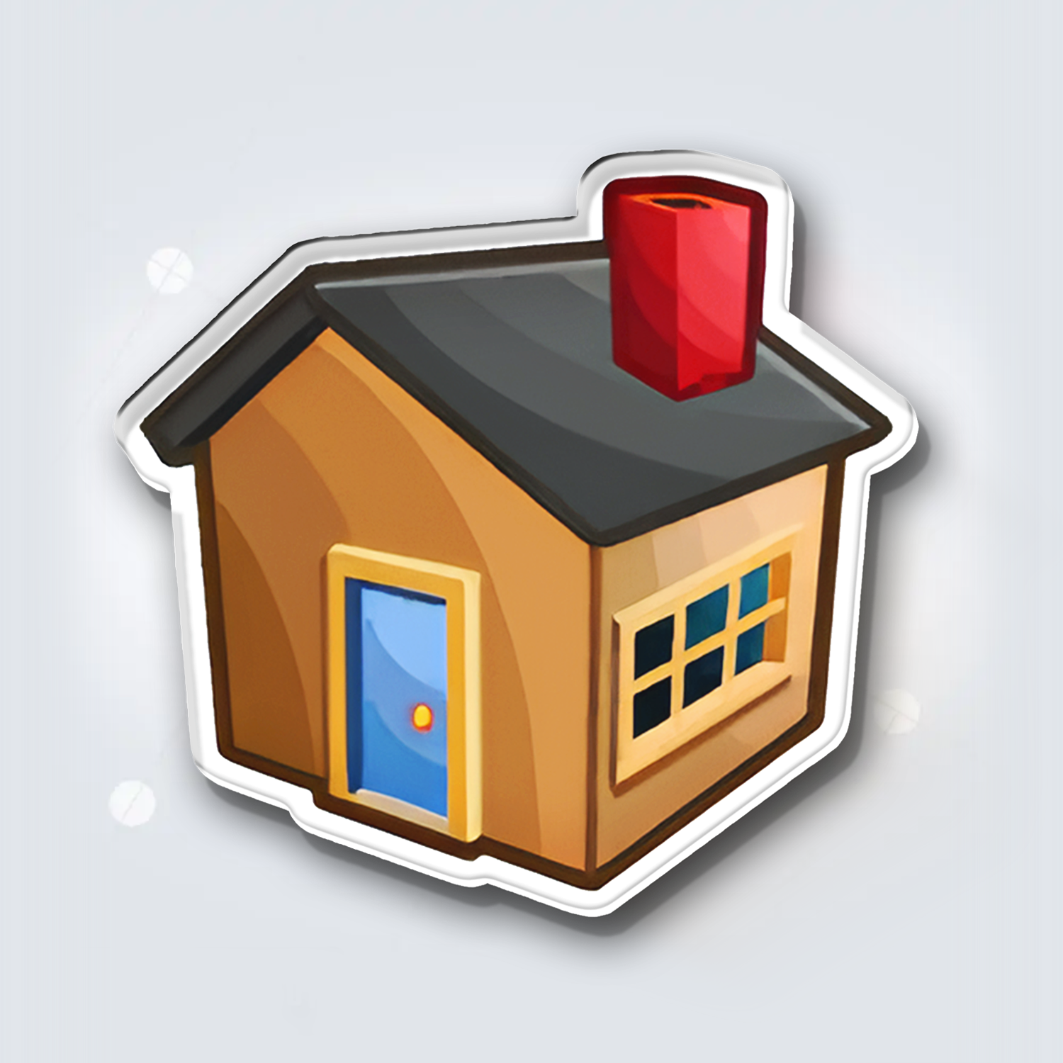 Fridge Magnet: House