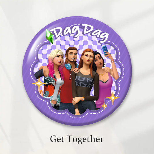 Laminated Badge: Get Together