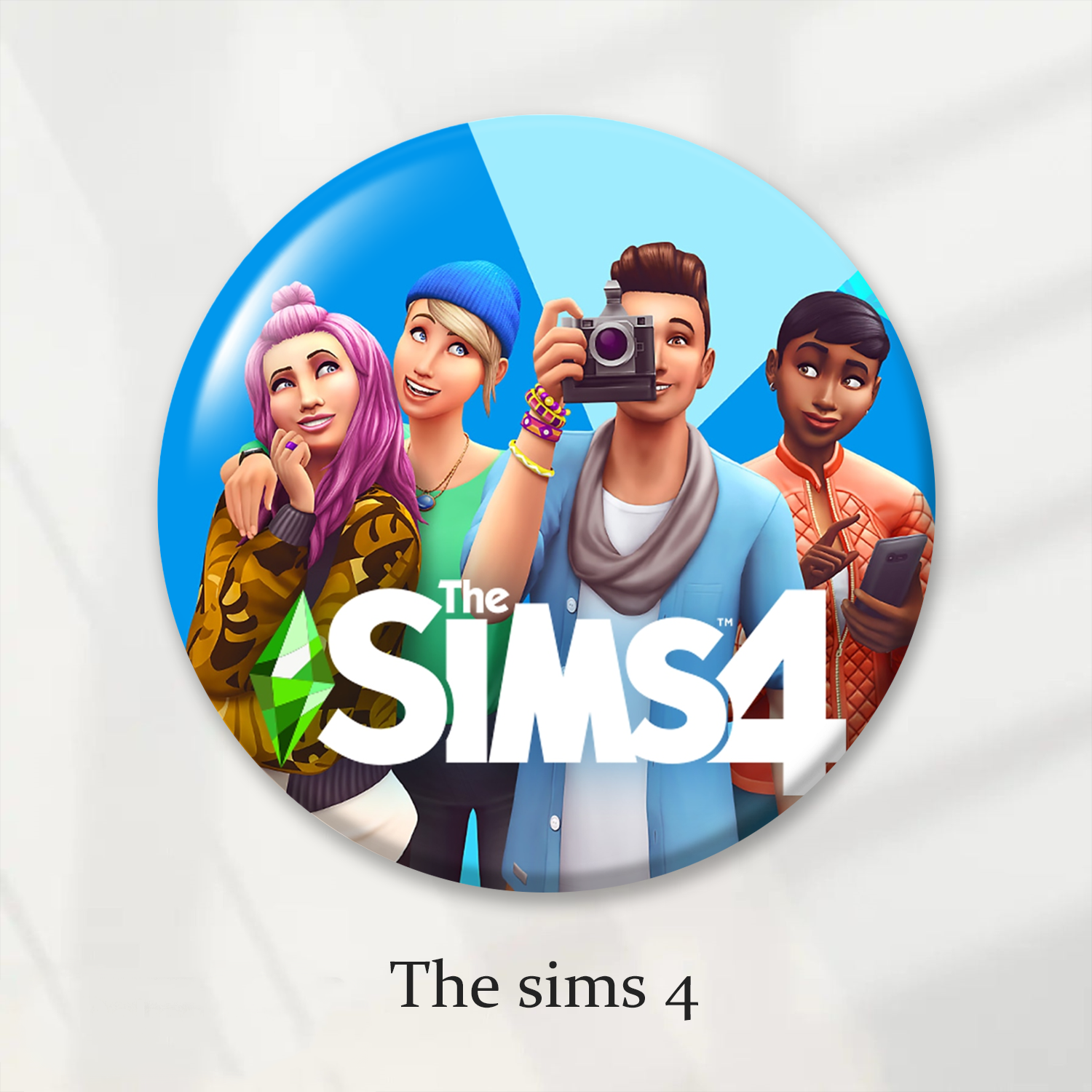 Laminated Badge: The sims 4