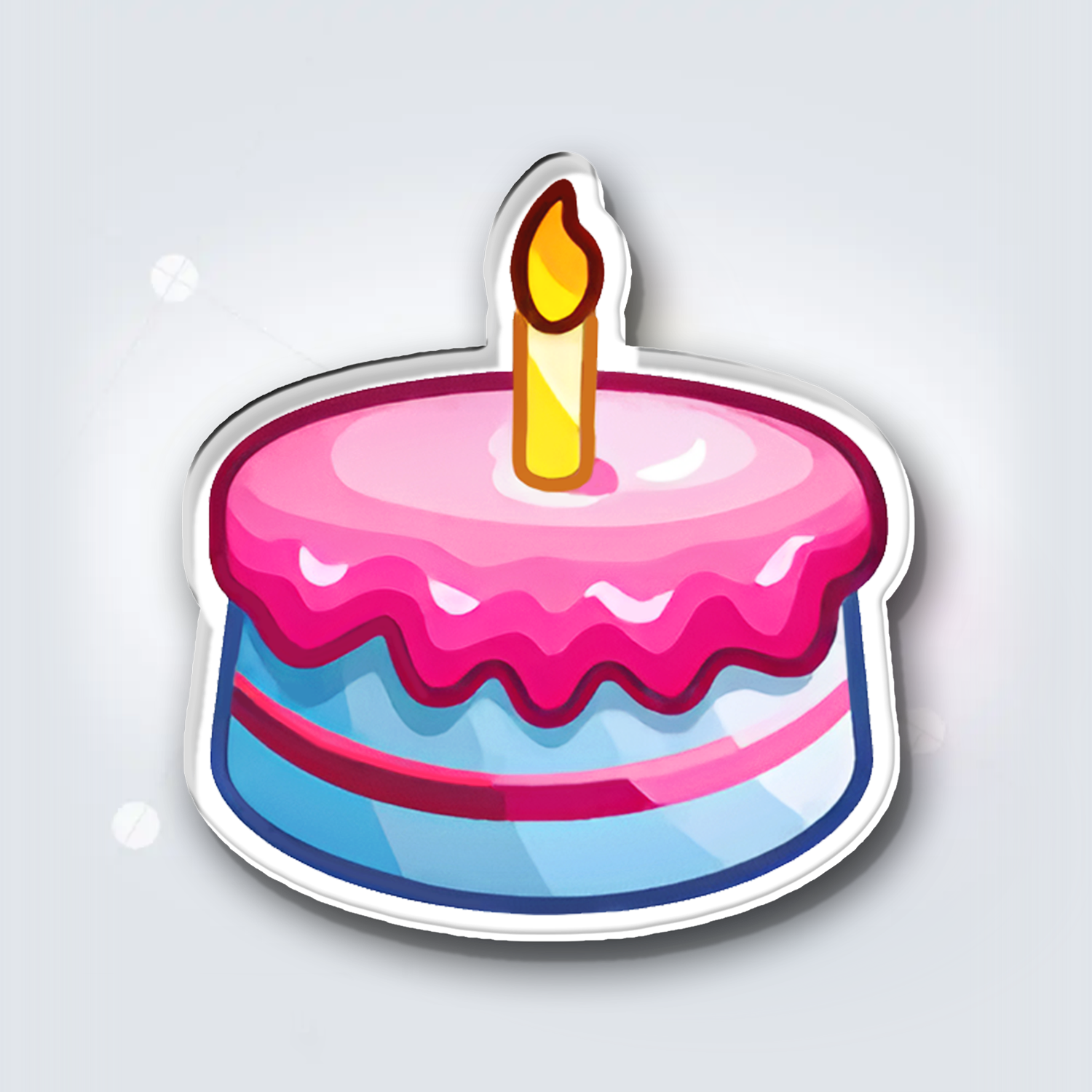 Fridge Magnet: Cake