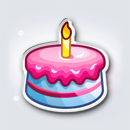 Fridge Magnet: Cake