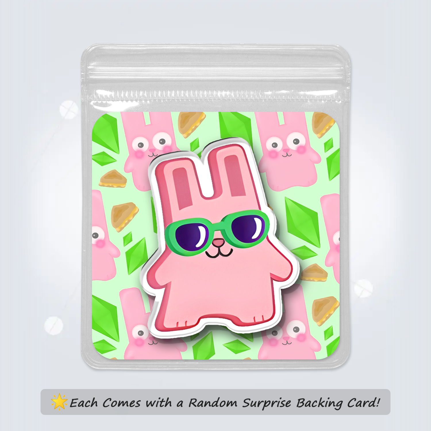 Fridge Magnet: Freezer Bunny
