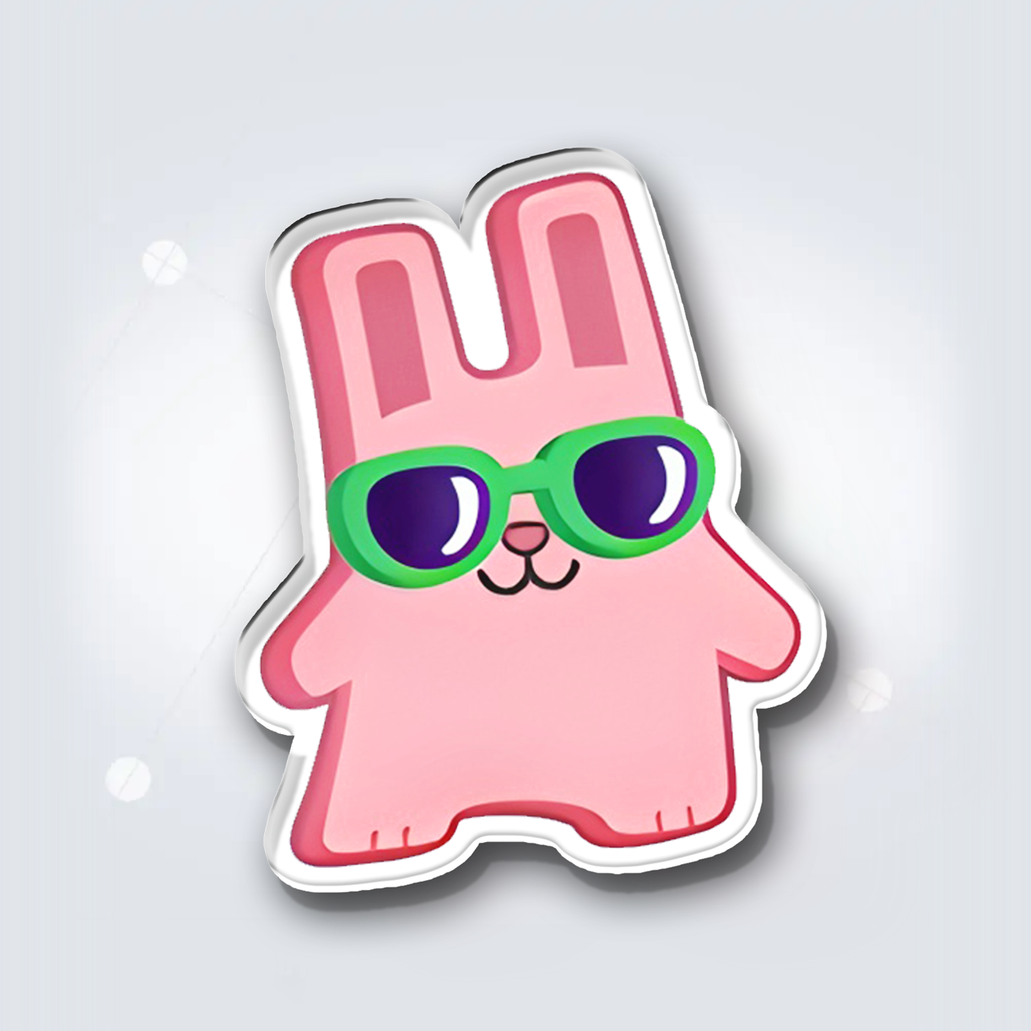 Fridge Magnet: Freezer Bunny