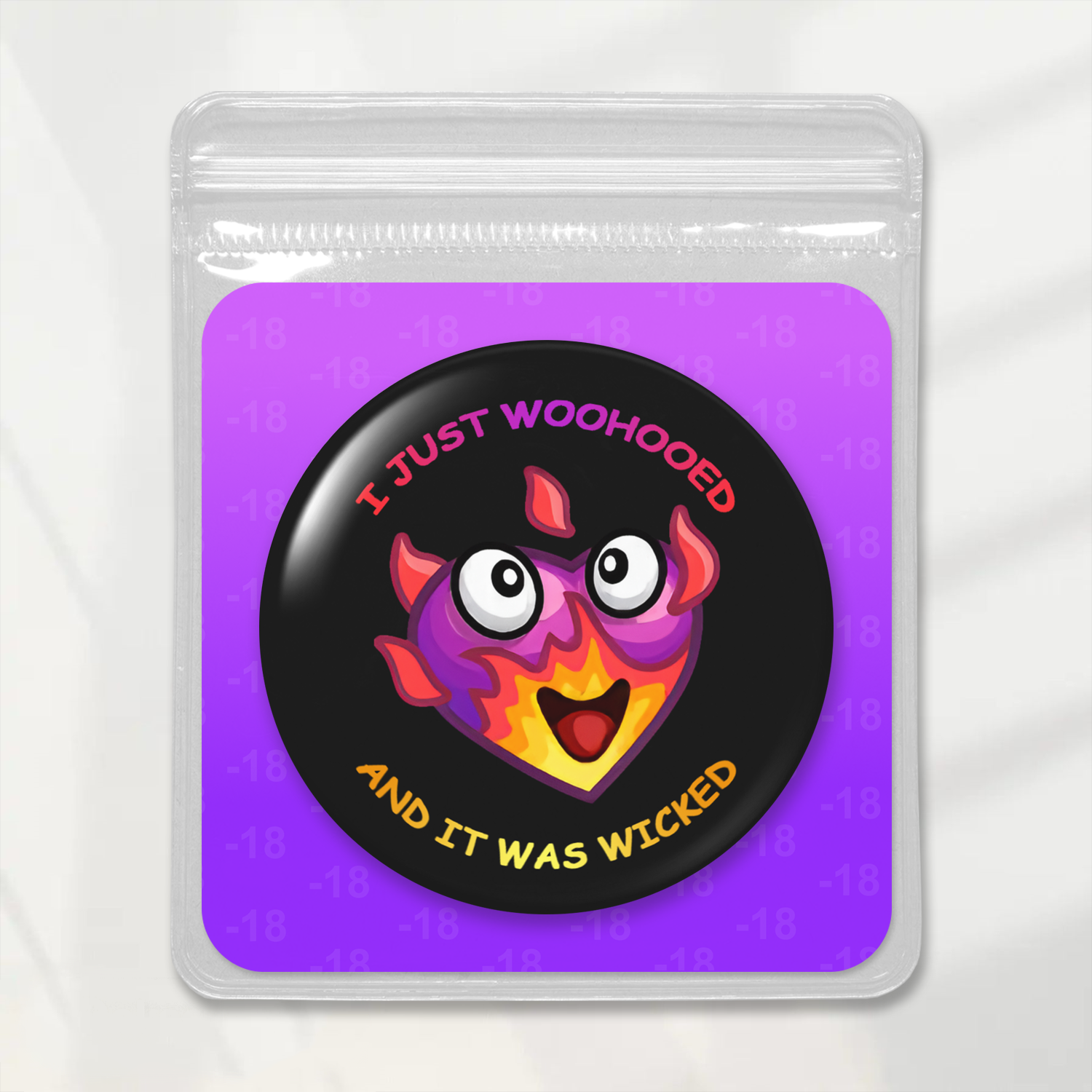 Laminated Badge: WooHoo