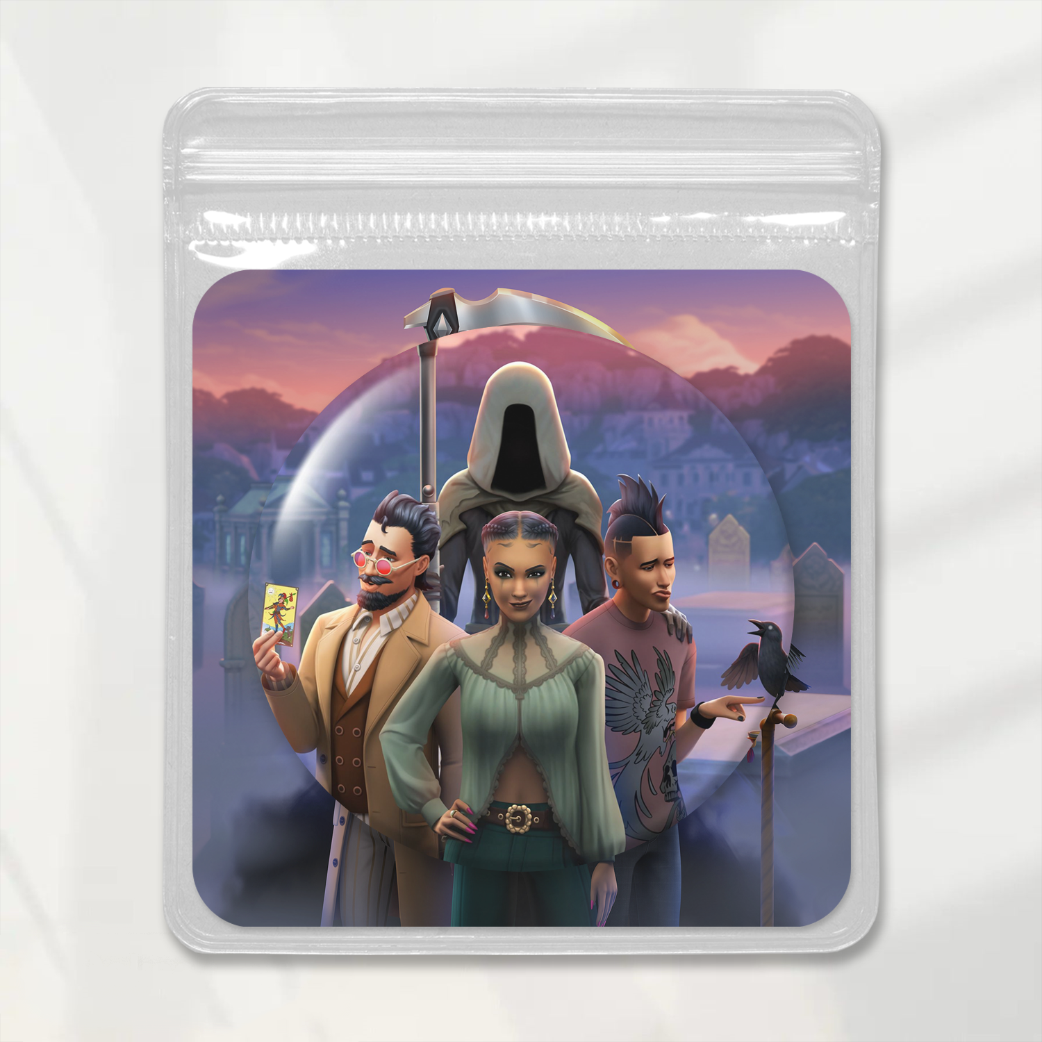 Laminated Badge: Life & Death