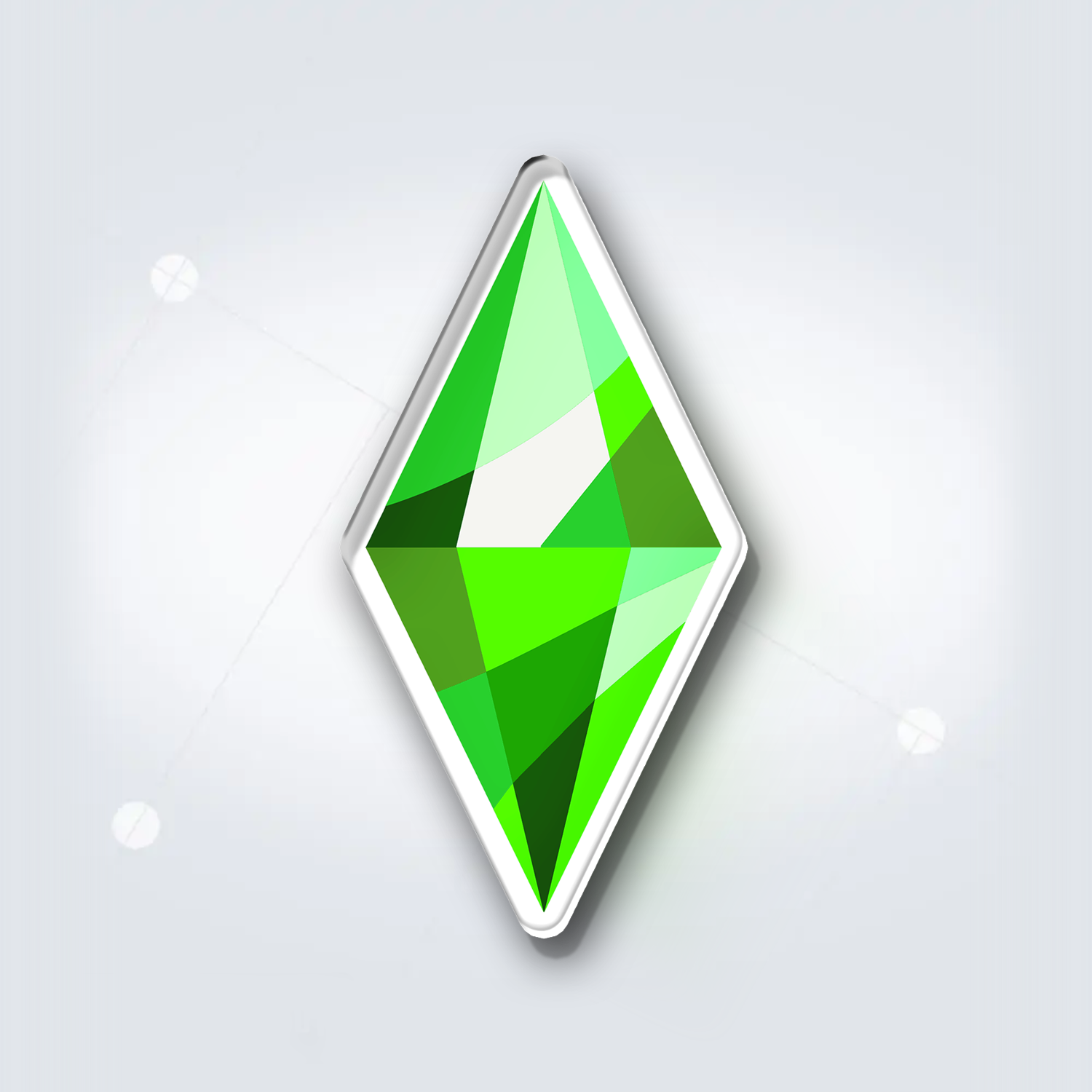 Fridge Magnet: Green Plumbob