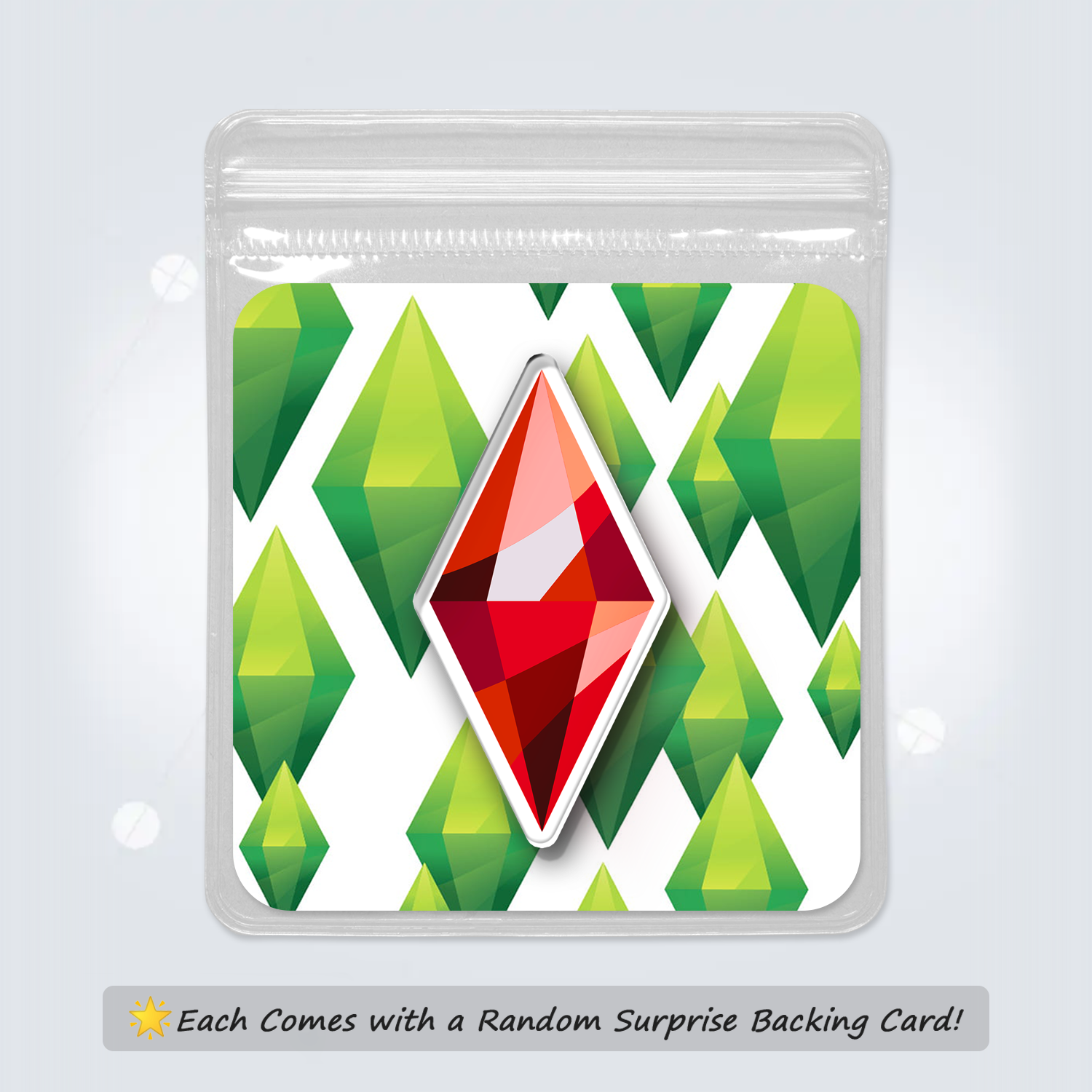 Fridge Magnet: Red Plumbob