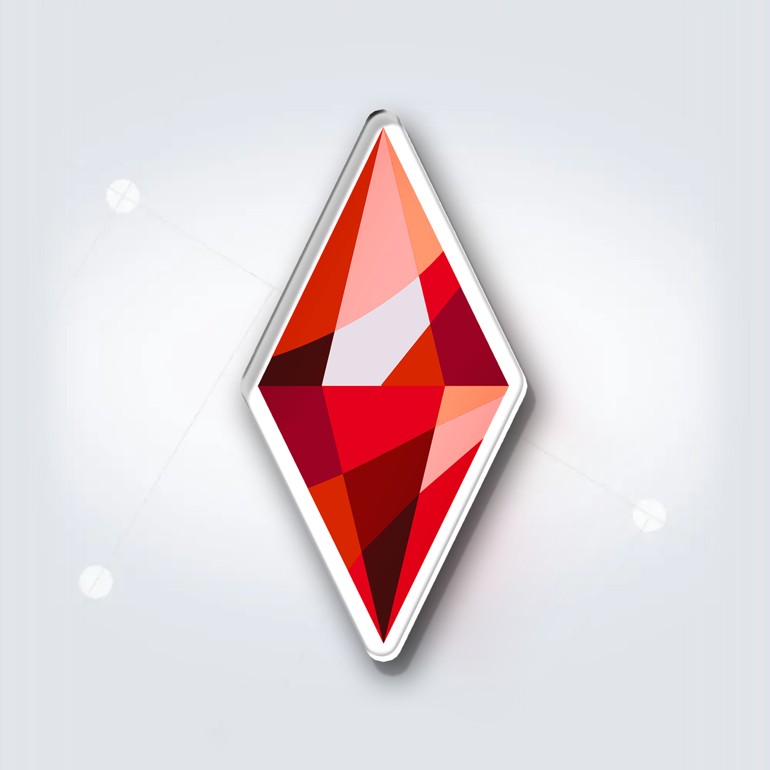 Fridge Magnet: Red Plumbob