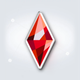 Fridge Magnet: Red Plumbob
