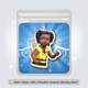 Fridge Magnet: Toddler