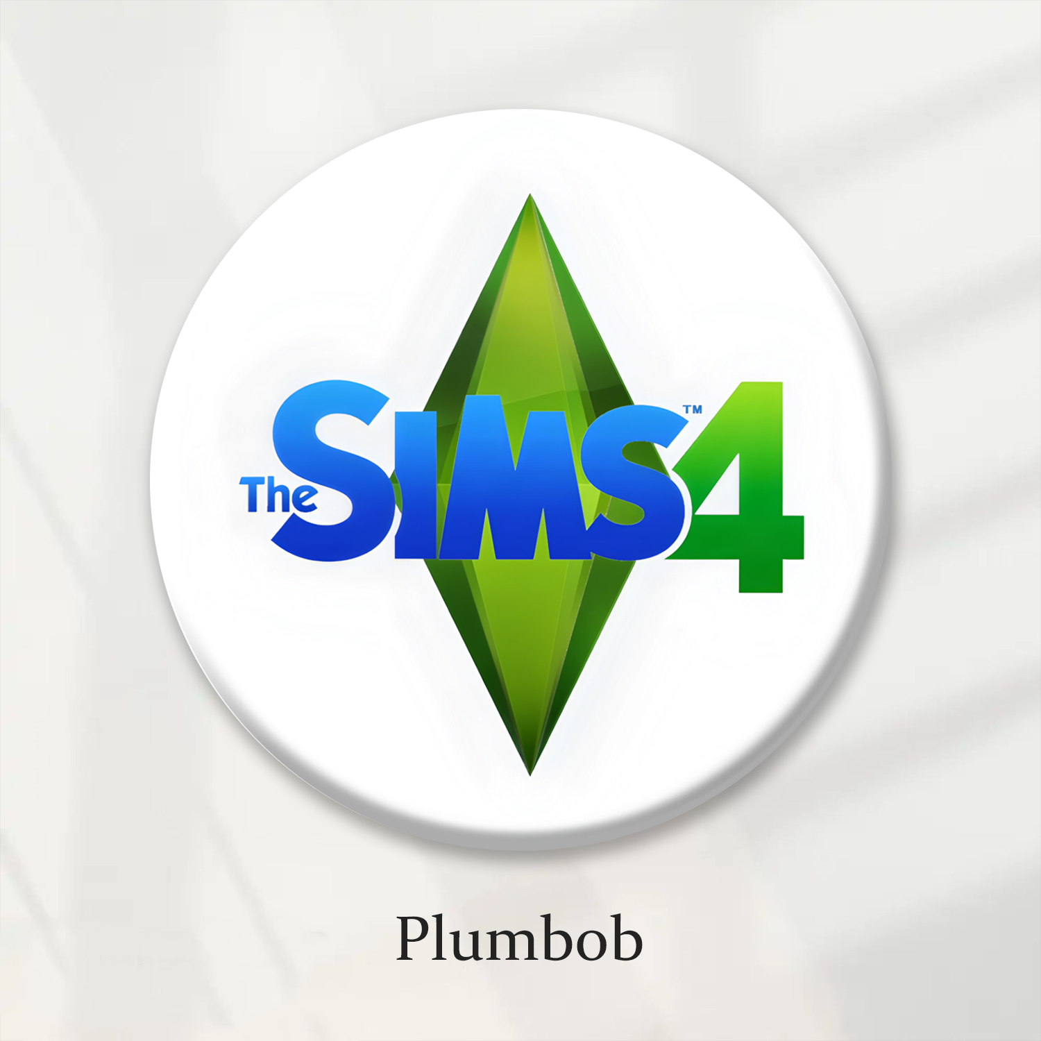 Laminated Badge: Plumbob