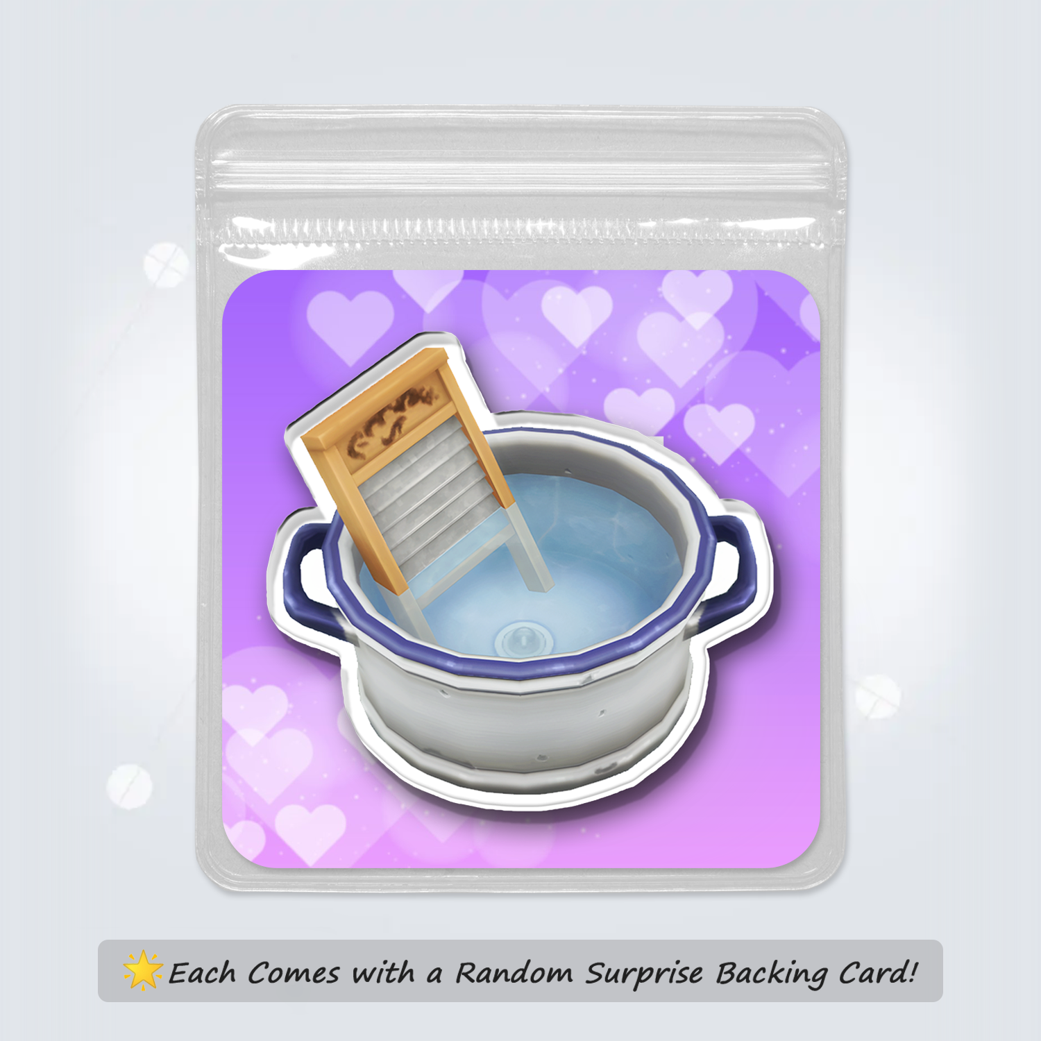 Fridge Magnet: Wash Tub