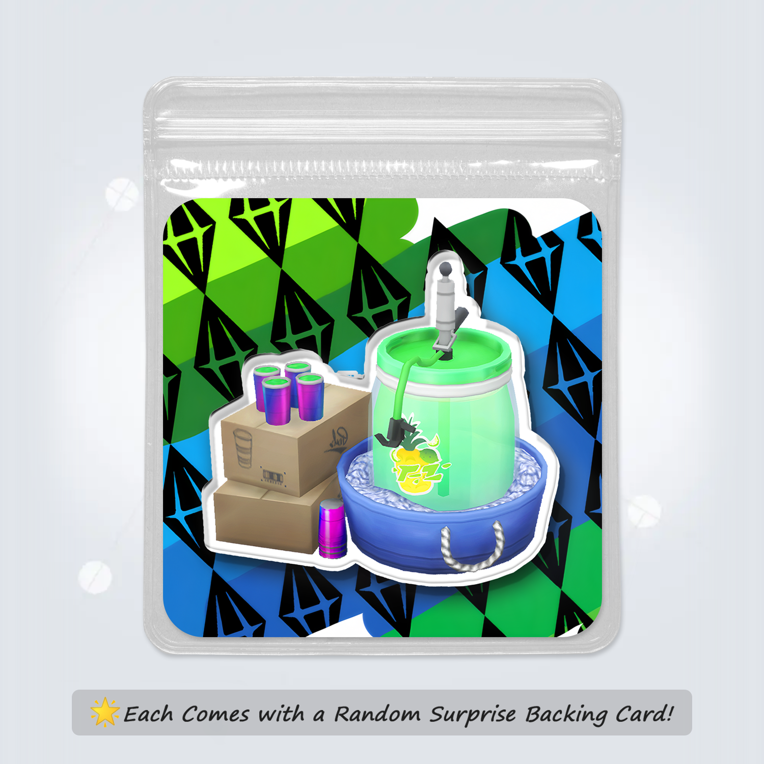 Fridge Magnet: Lime Juice Keg