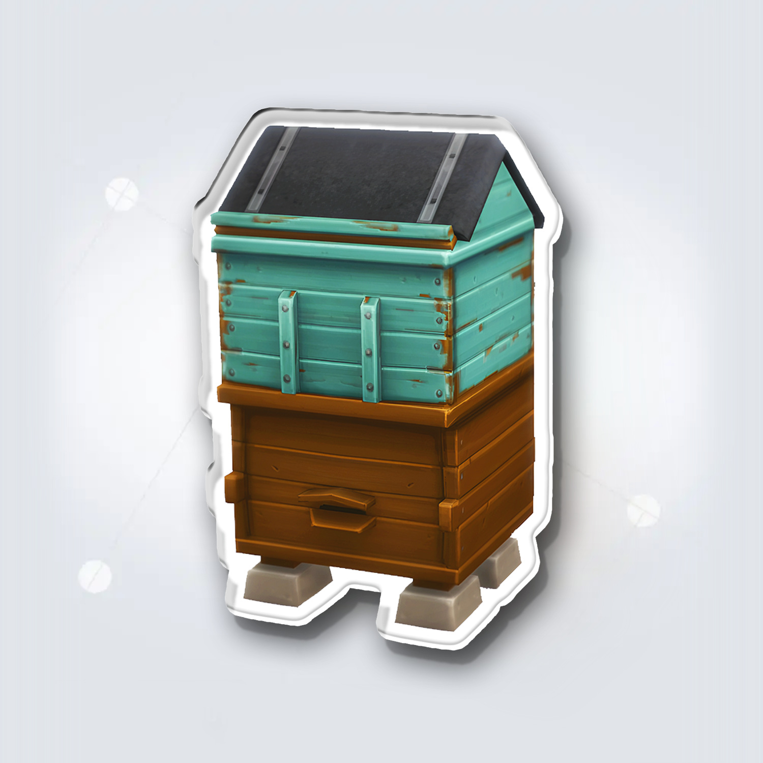 Fridge Magnet: Burtie's Bee Box