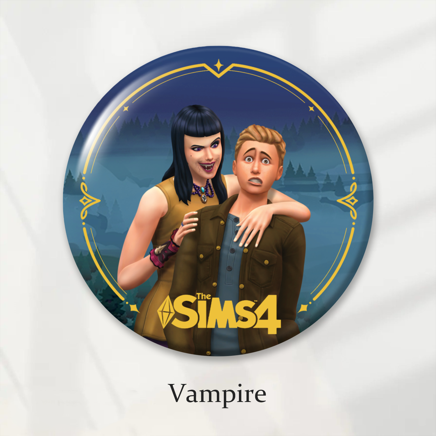 Laminated Badge: Vampire