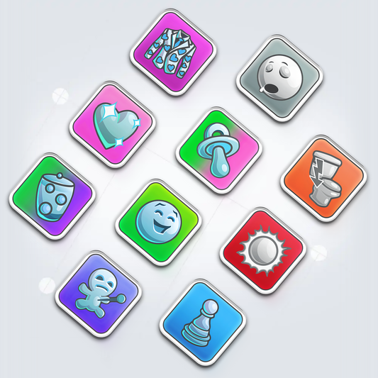Fridge Magnet Buff Set (10-Pack)