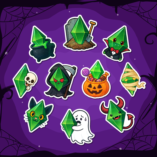 Halloween Crystal Inspiration Sticker Pack (10 pcs)