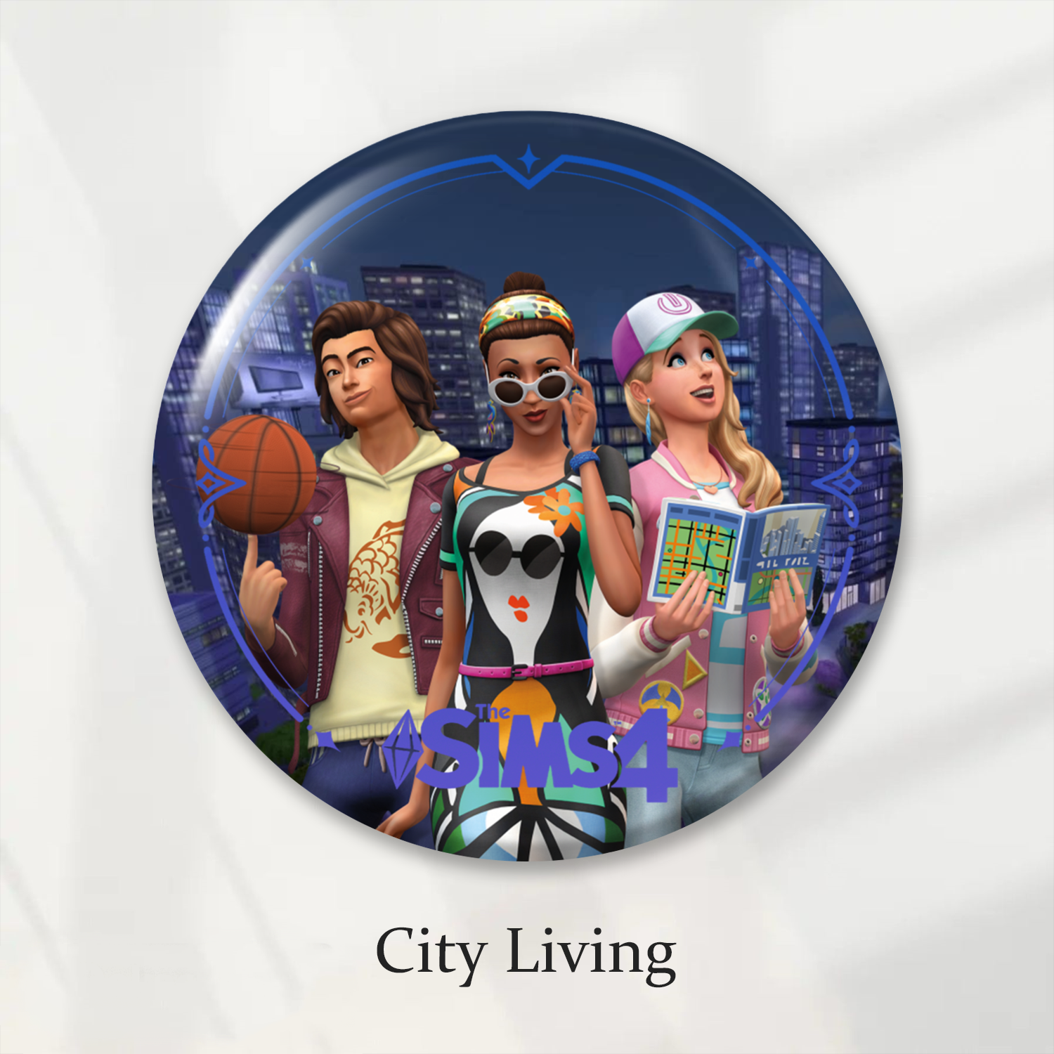 Laminated Badge: City Living