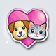 Fridge Magnet: Cats&Dogs