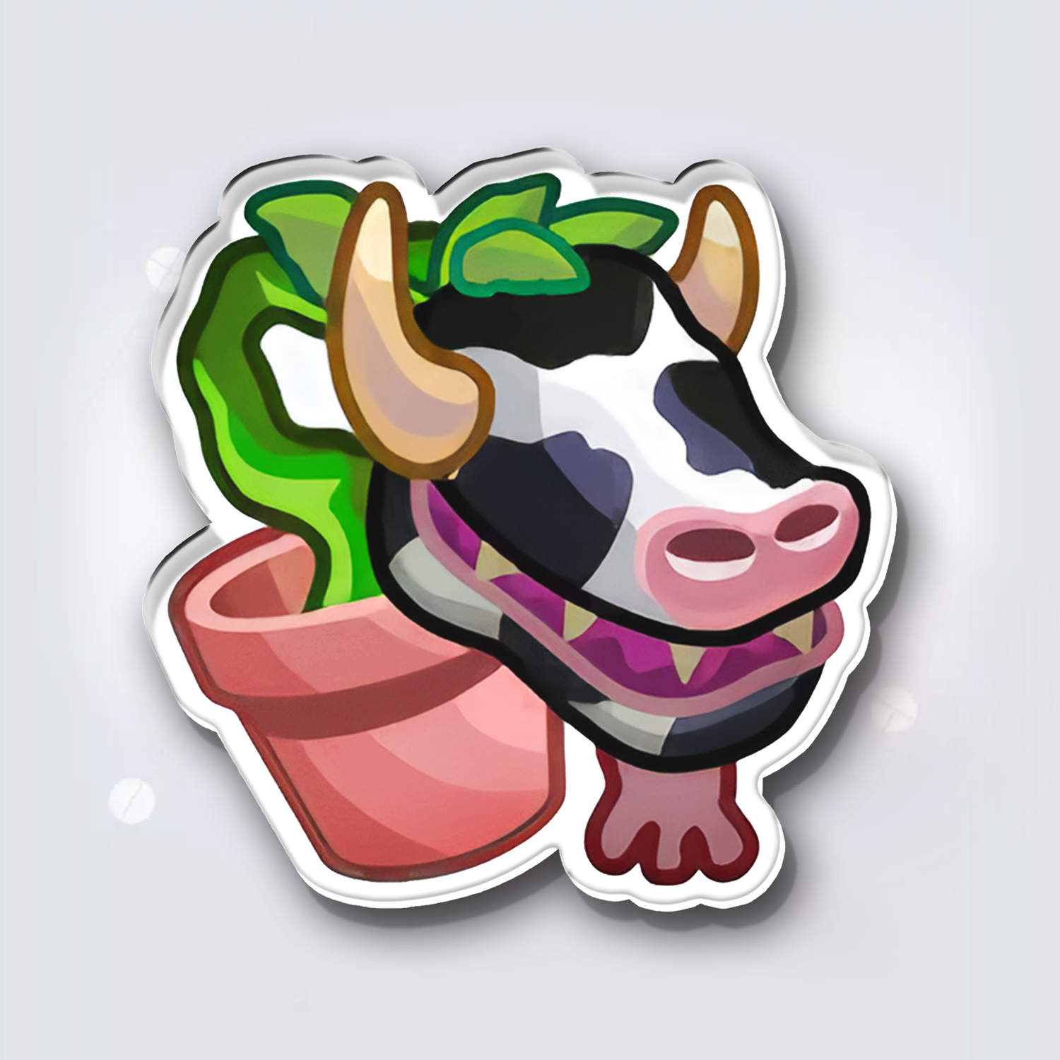 Fridge Magnet: Cowplant